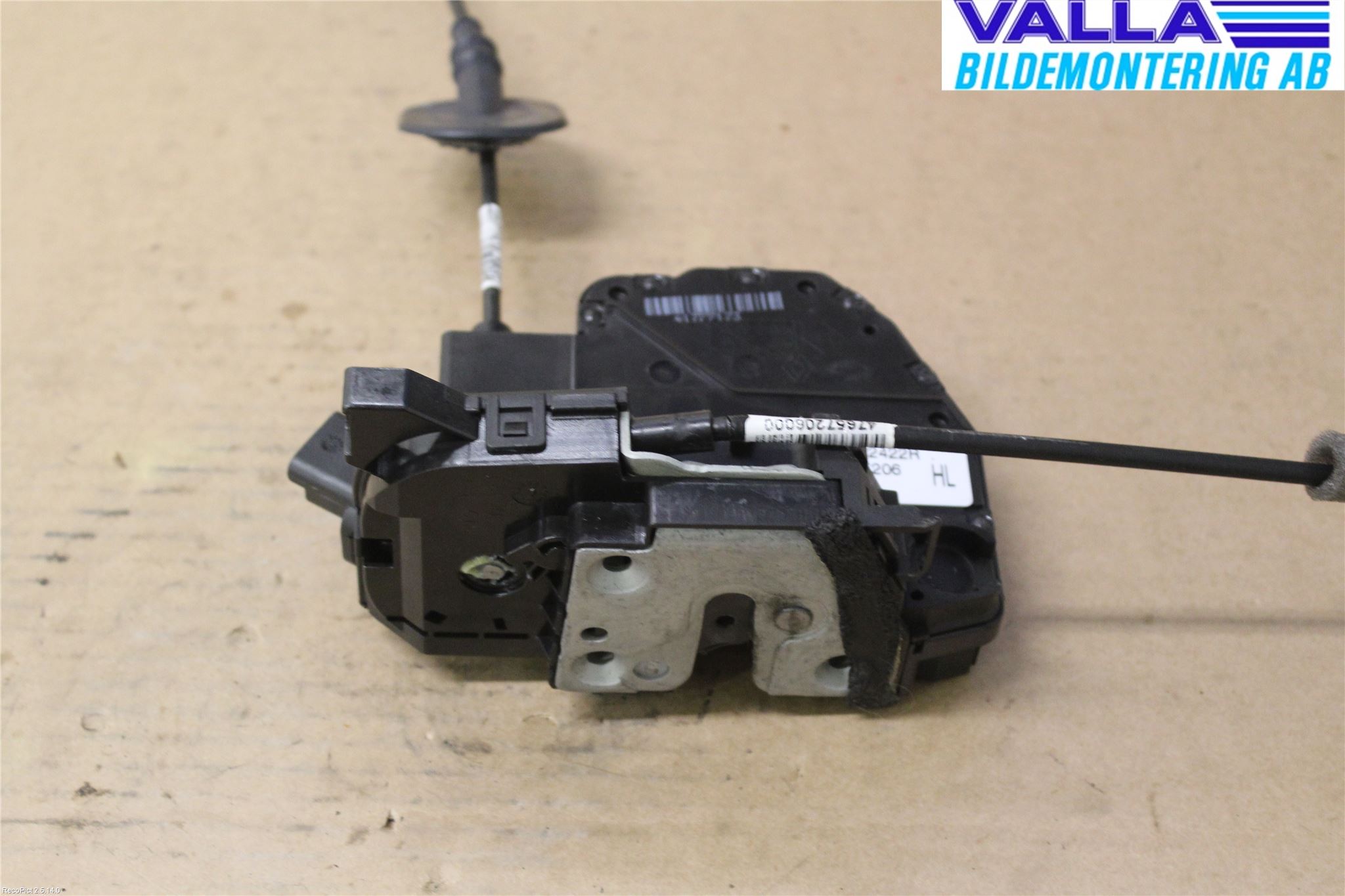 Renault CAPTUR 13-19 Låskista-Dörrlås