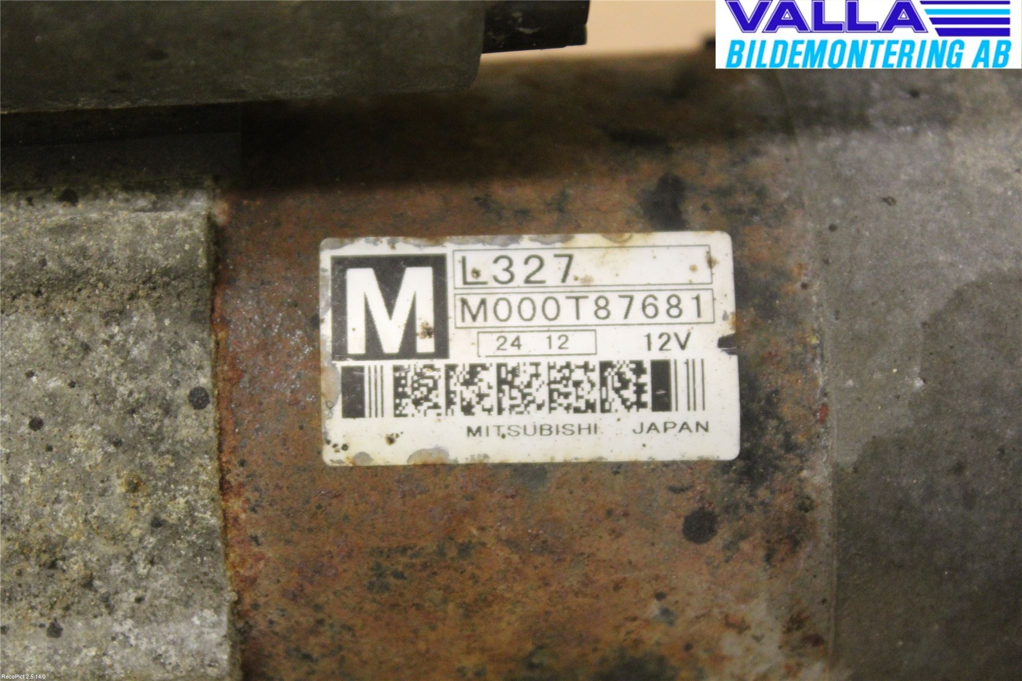 Mazda 6 02-08 Startmotor