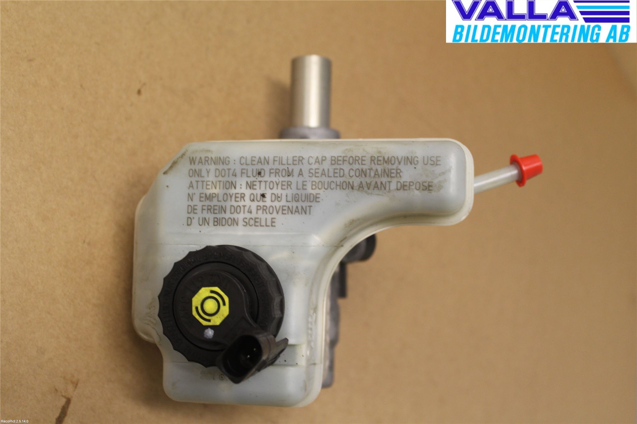 Volkswagen VW PASSAT 11-14 Broms Huvudcylinder