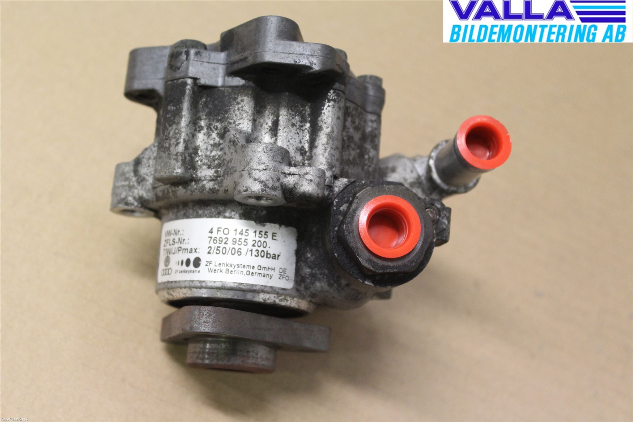 Audi A6/S6     05-11 Styrservopump