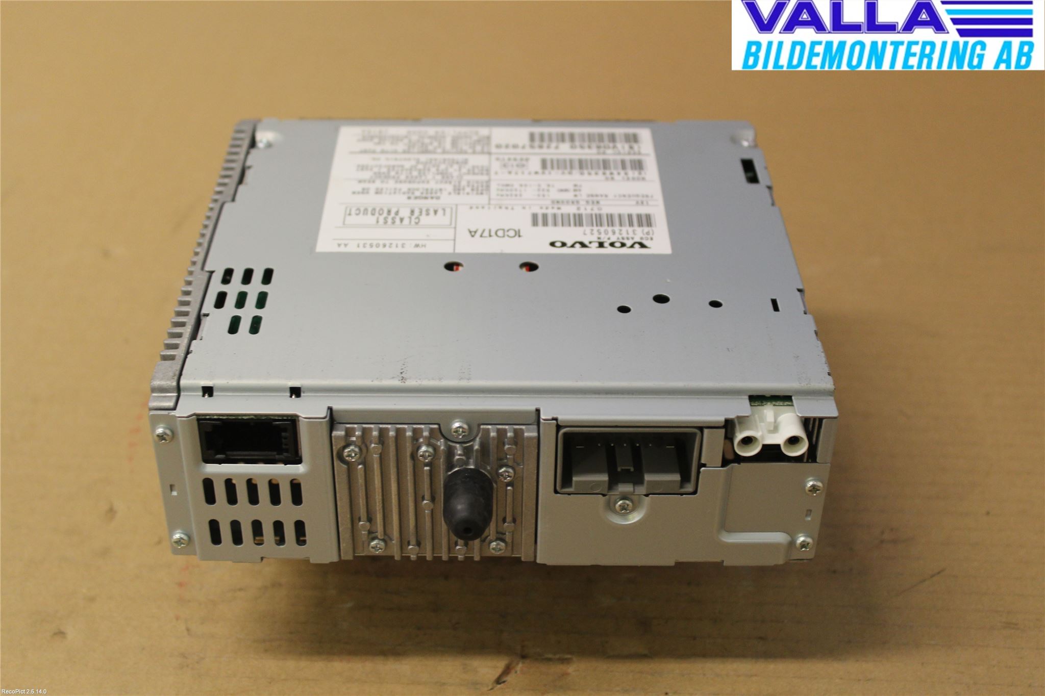 Volvo C30 07-10 Cd Radio - Multimediapanel