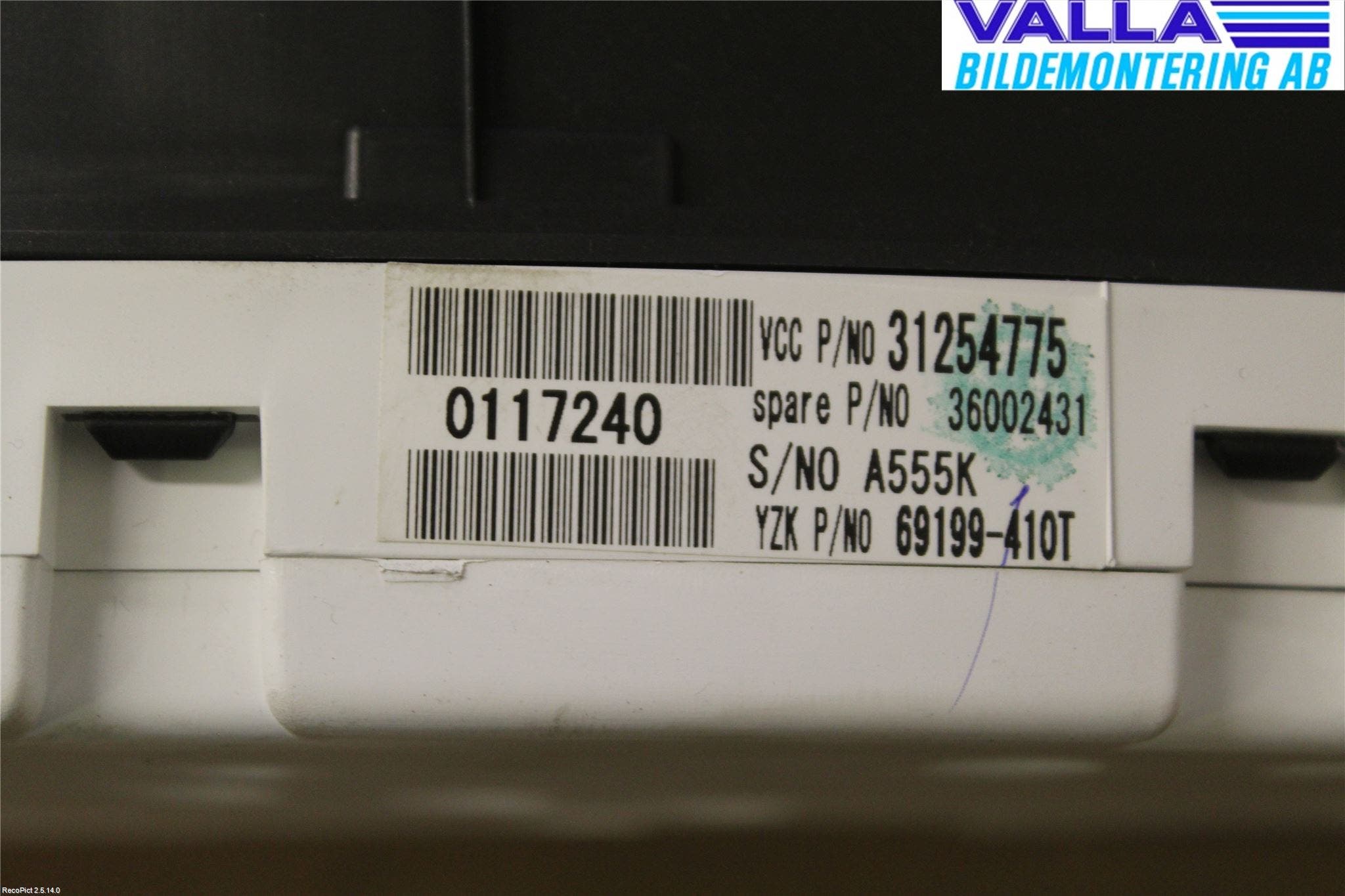 Volvo C30 07-10 Instrument Komb