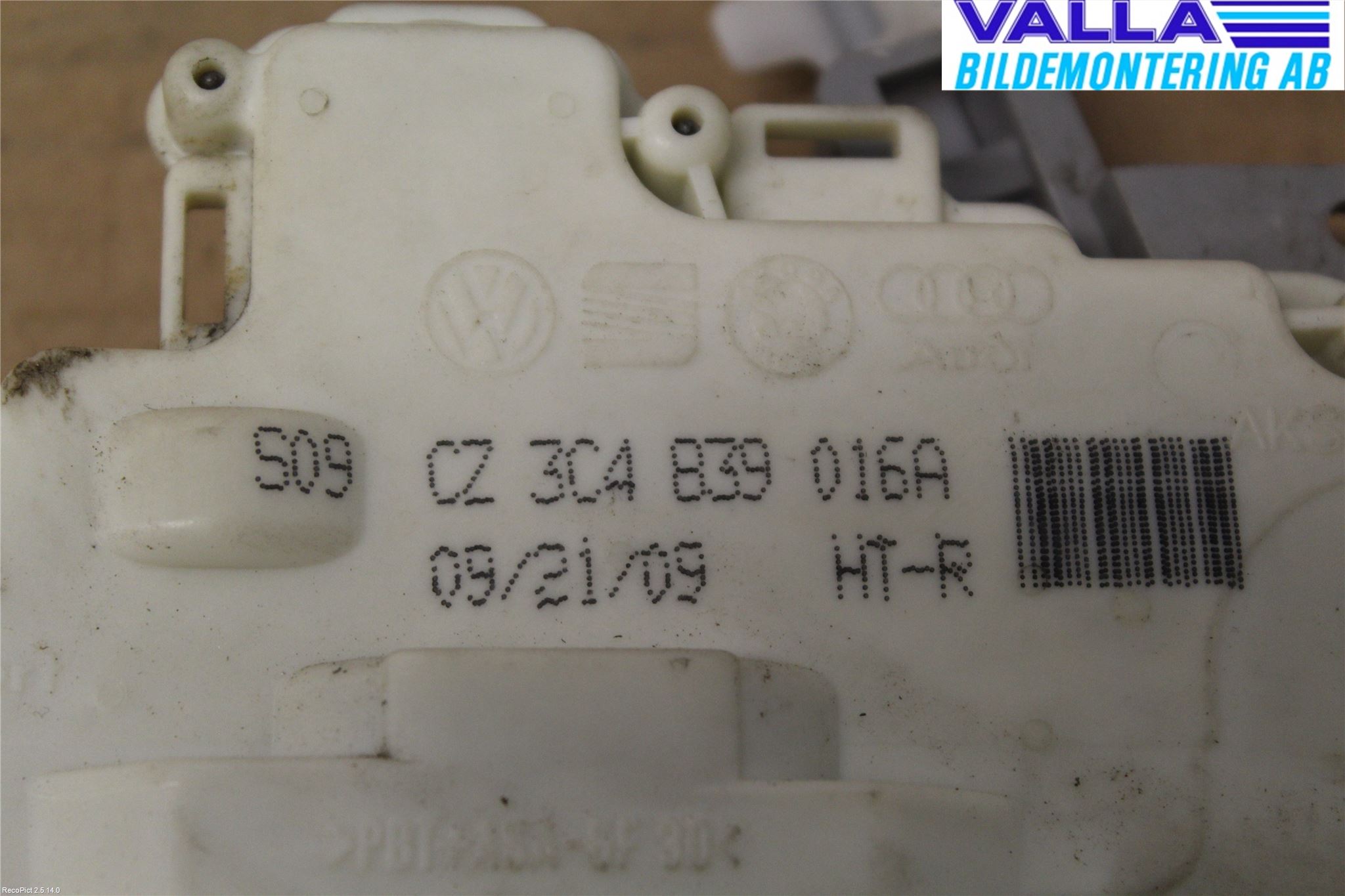 Volkswagen VW PASSAT 05-11 Låskista-Dörrlås