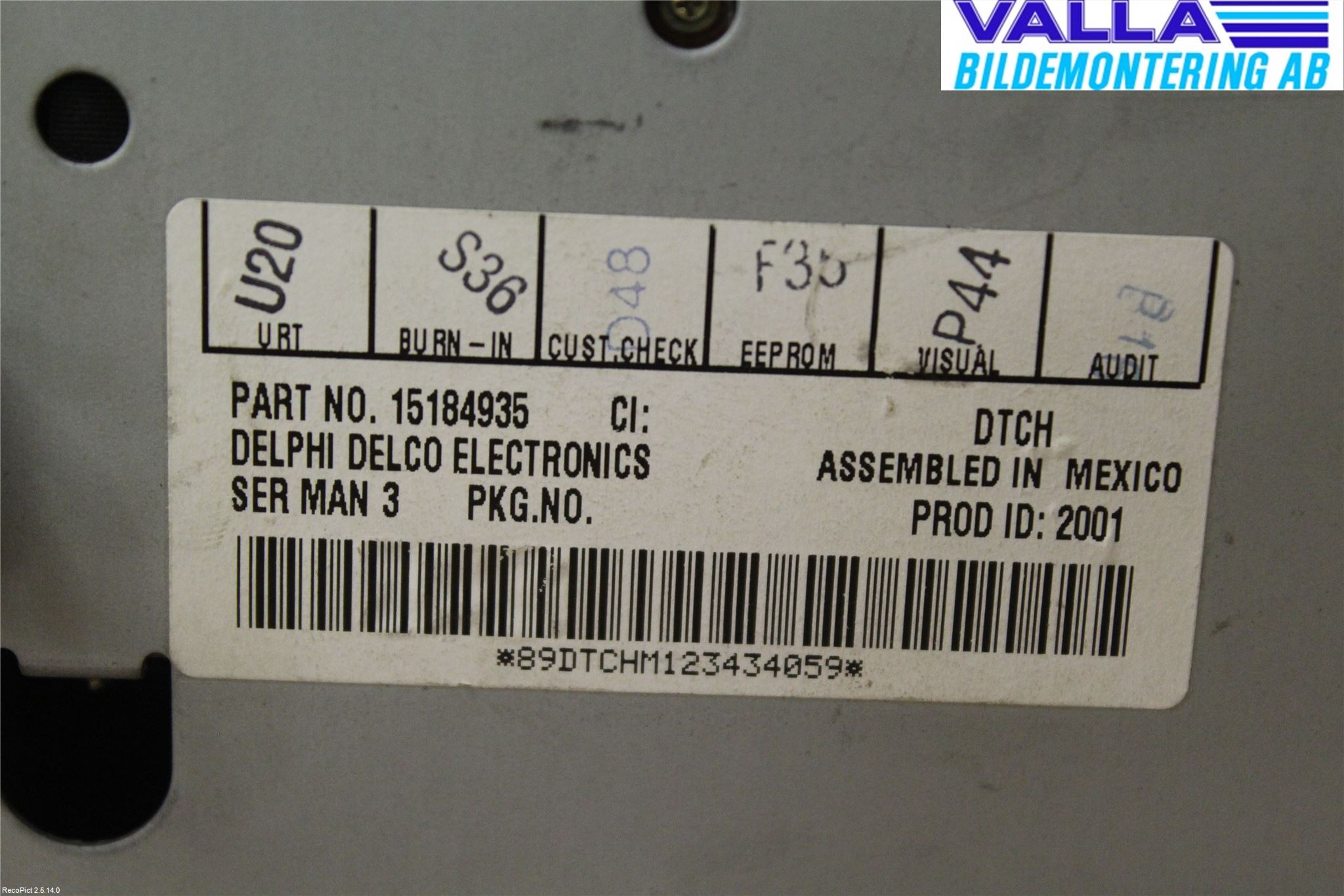 Chevrolet TAHOE Cd Radio - Multimediapanel