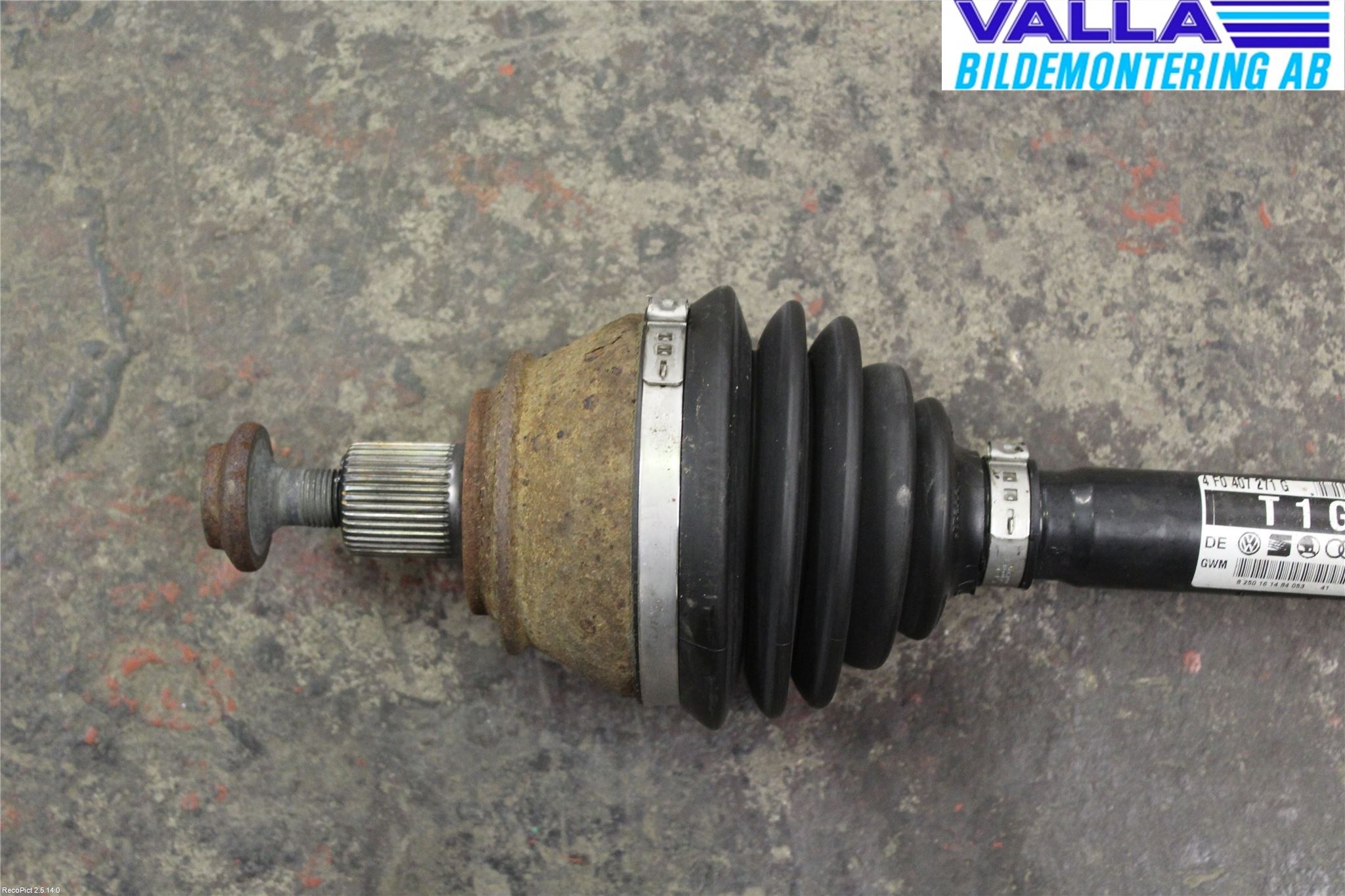 Audi A6/S6     05-11 Drivaxel Fram Vänster
