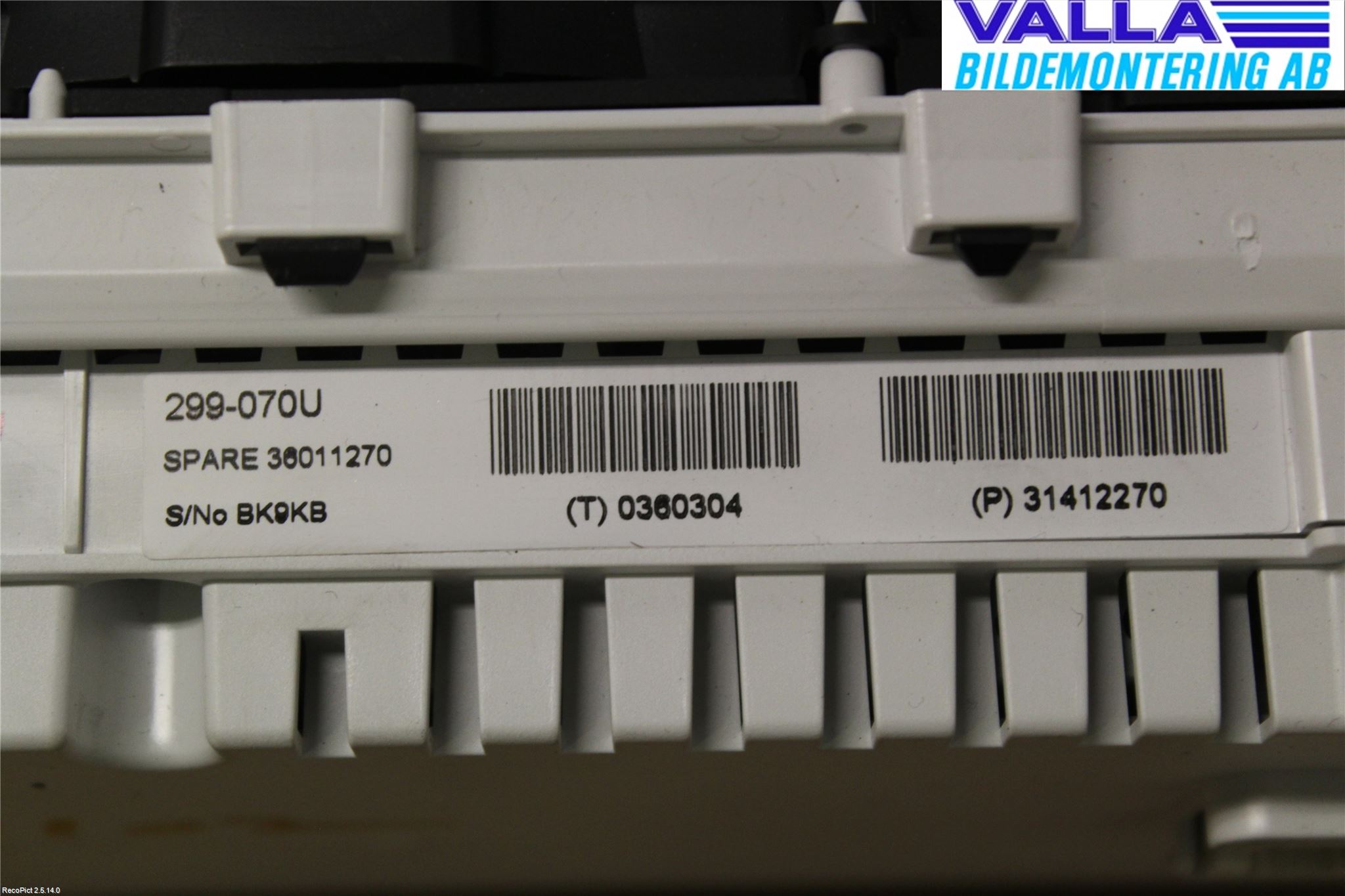 Volvo V40 CROSS COUNTRY 13-19 Instrument Komb