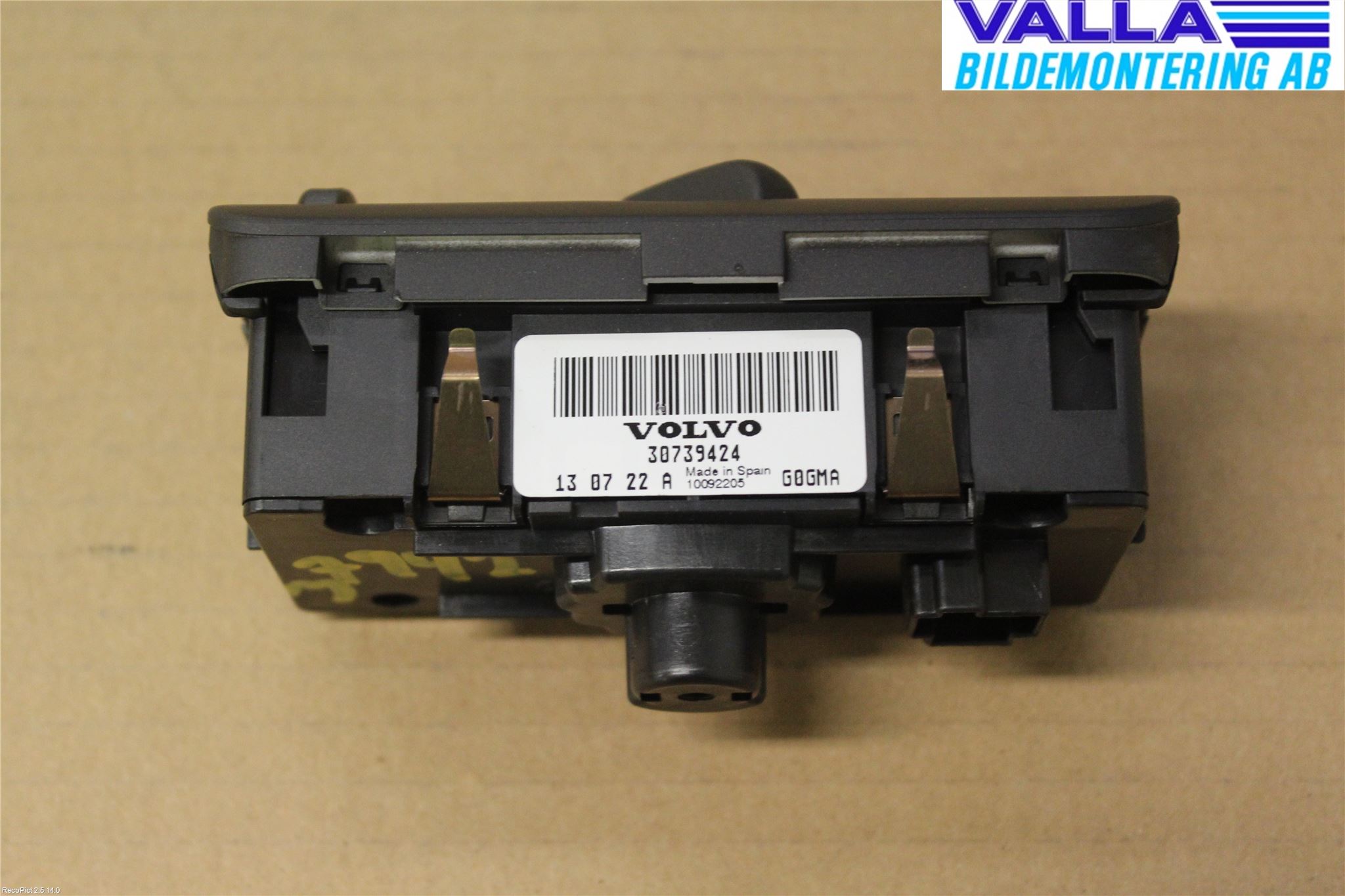 Volvo V40 12-19 Strömställare Ljus