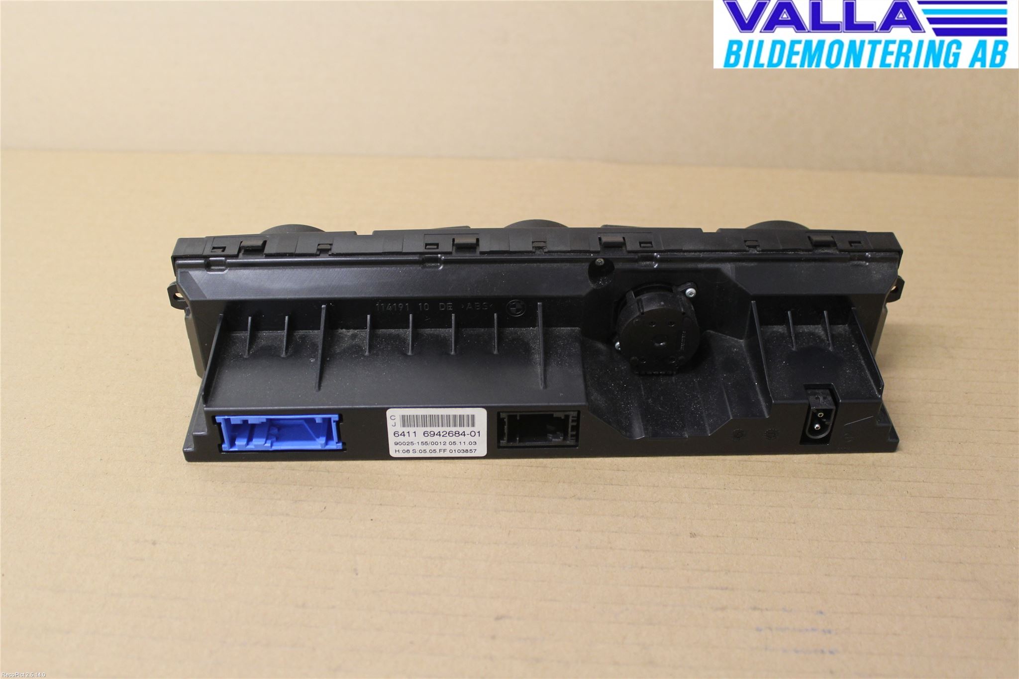 BMW 5 E60/61 Sed/Tou 02-10 Värmereglage