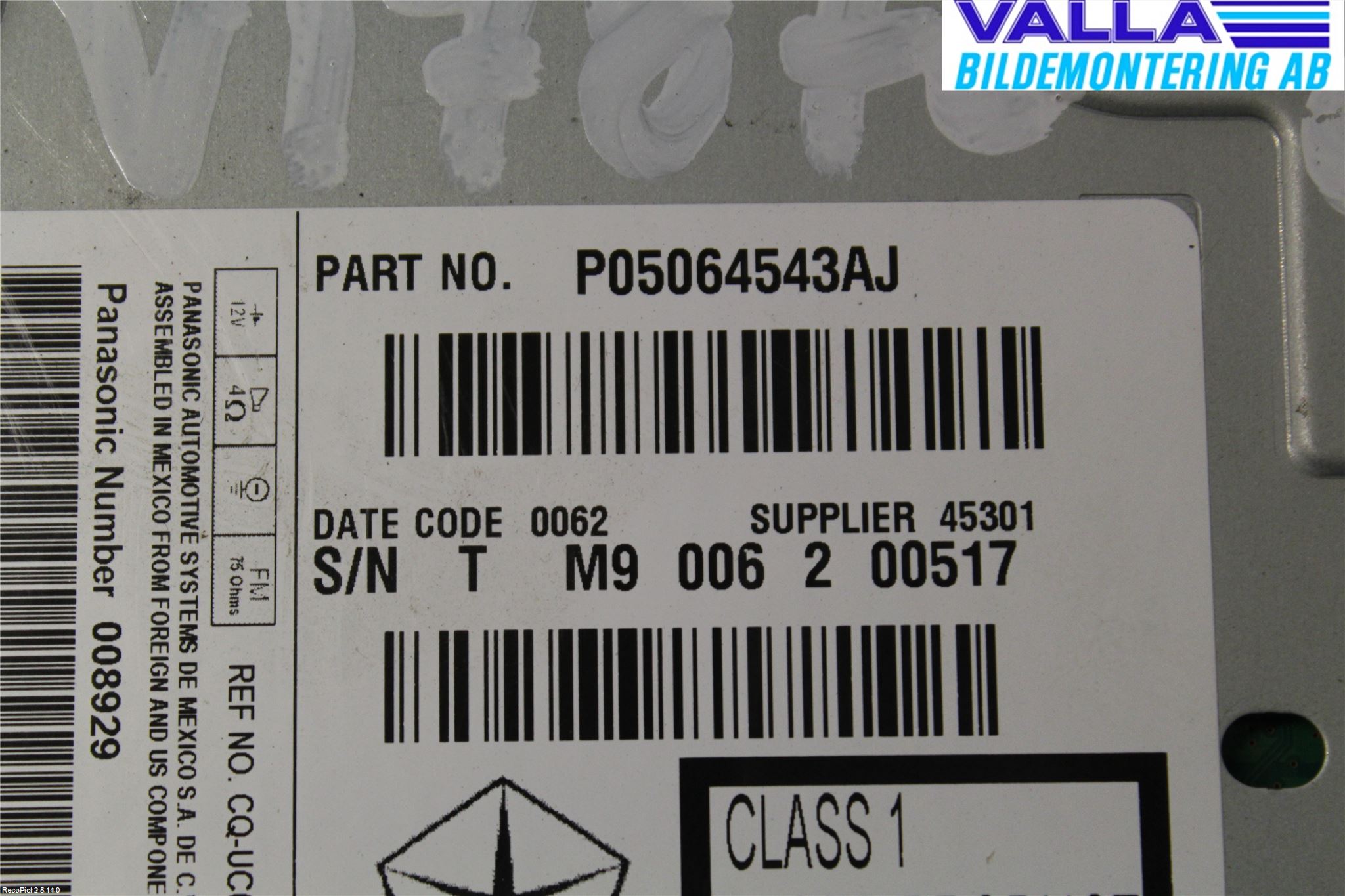 Fiat FREEMONT Cd Radio - Multimediapanel