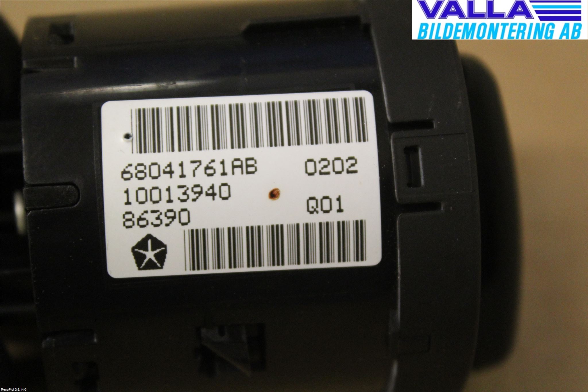 Fiat FREEMONT Strömställare Ljus