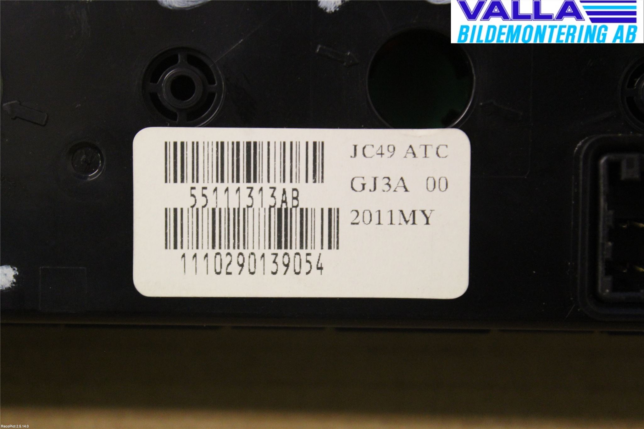 Fiat FREEMONT Värmereglage