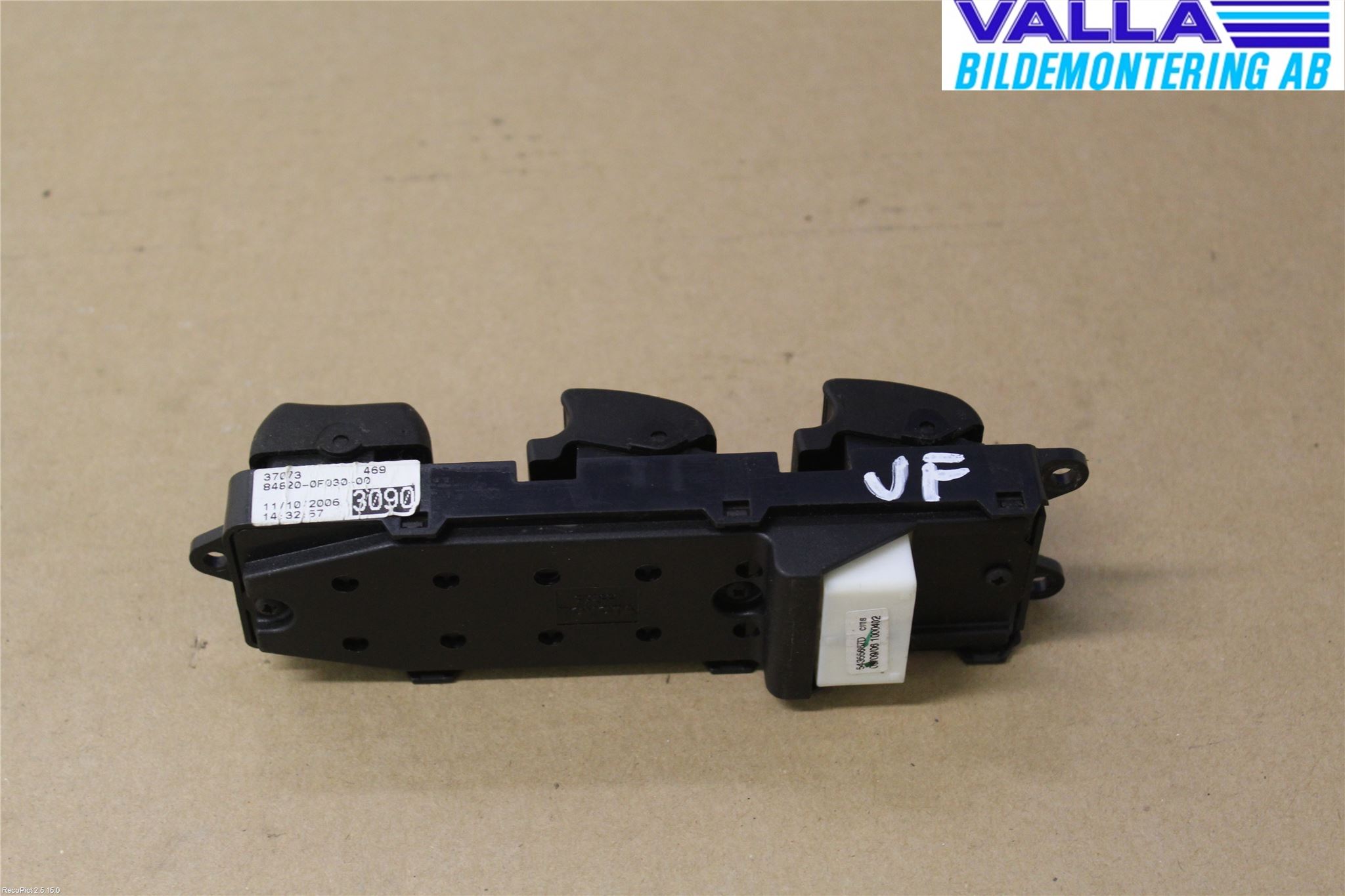 Toyota COROLLA VERSO 04-07 Strömställare Elhiss