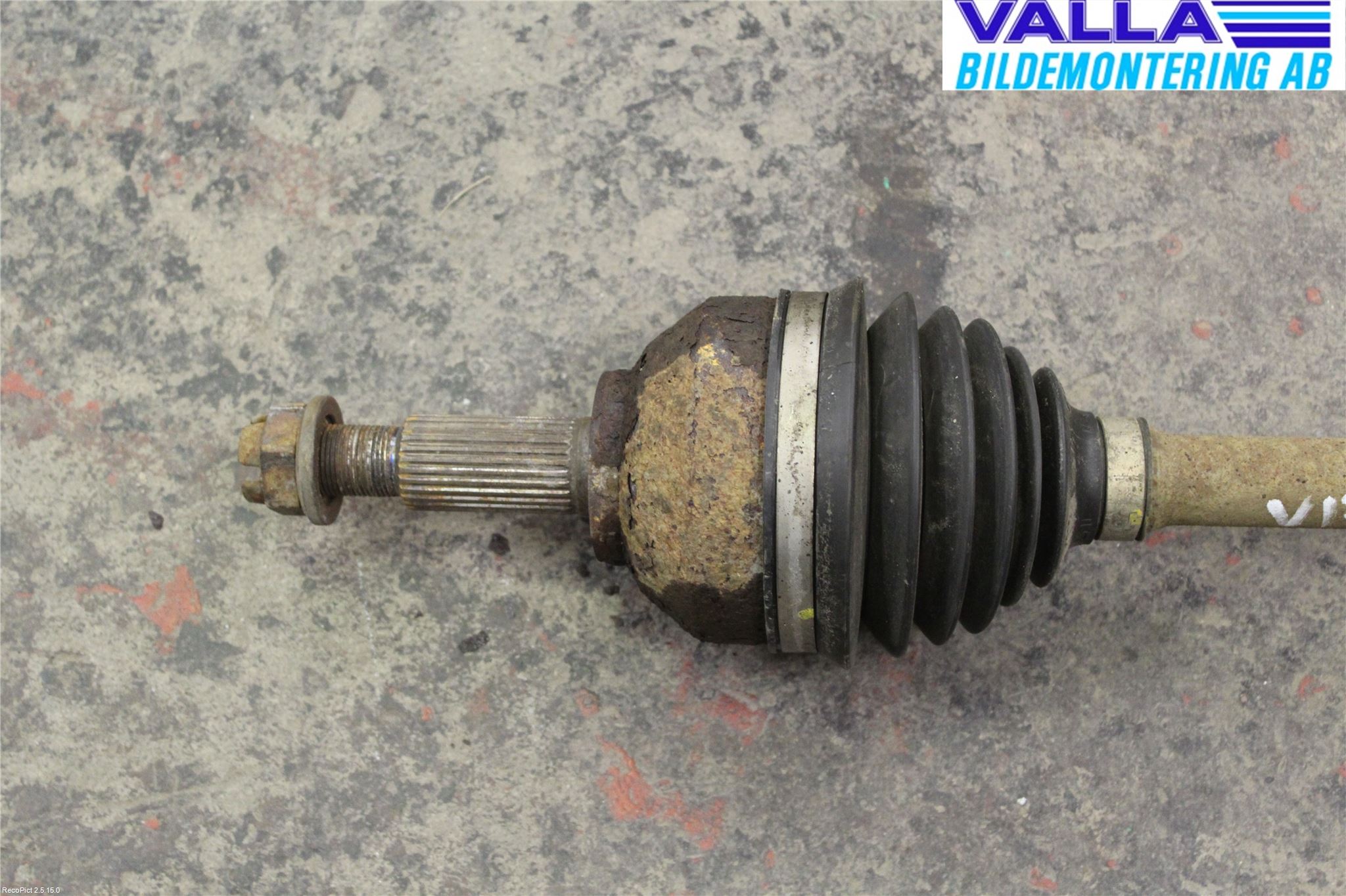 Opel VIVARO 01-14 Drivaxel Fram Vänster