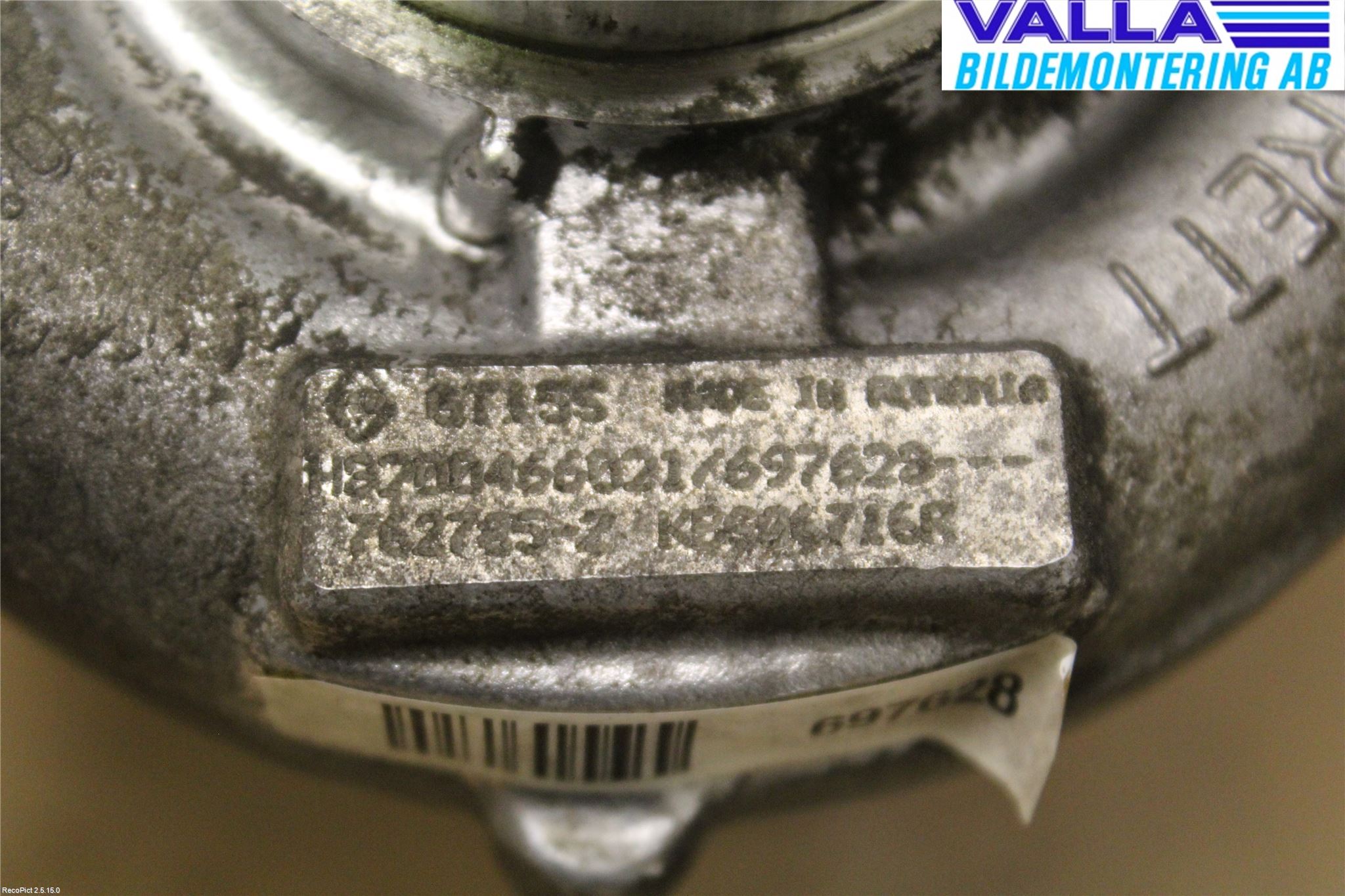 Opel VIVARO 01-14 Turboaggregat