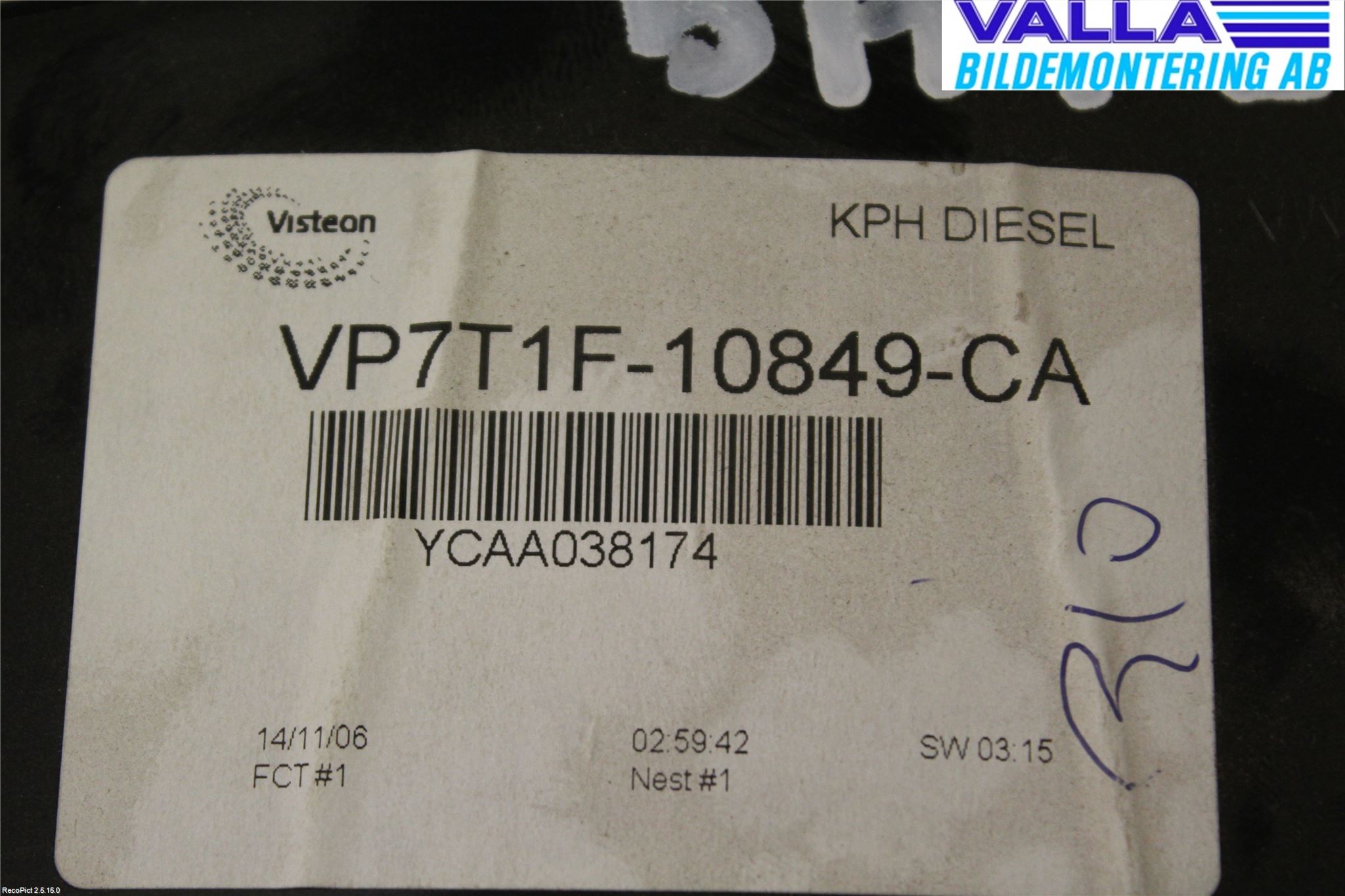 Ford TRANSIT CONNECT 03-08 Instrument Komb