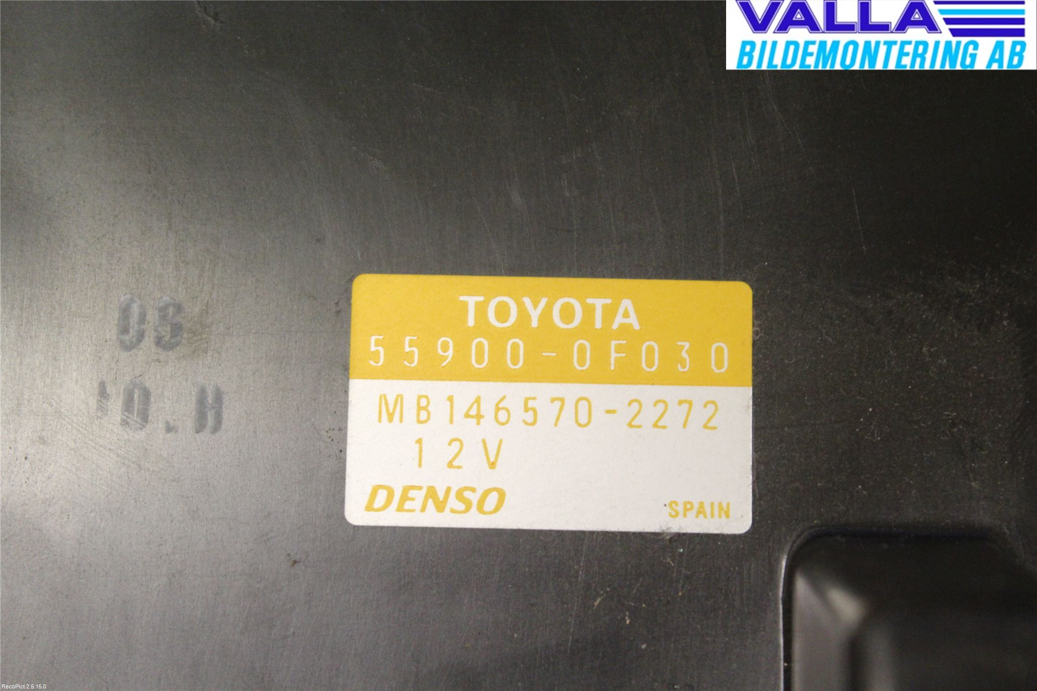 Toyota COROLLA VERSO 04-07 Värmereglage