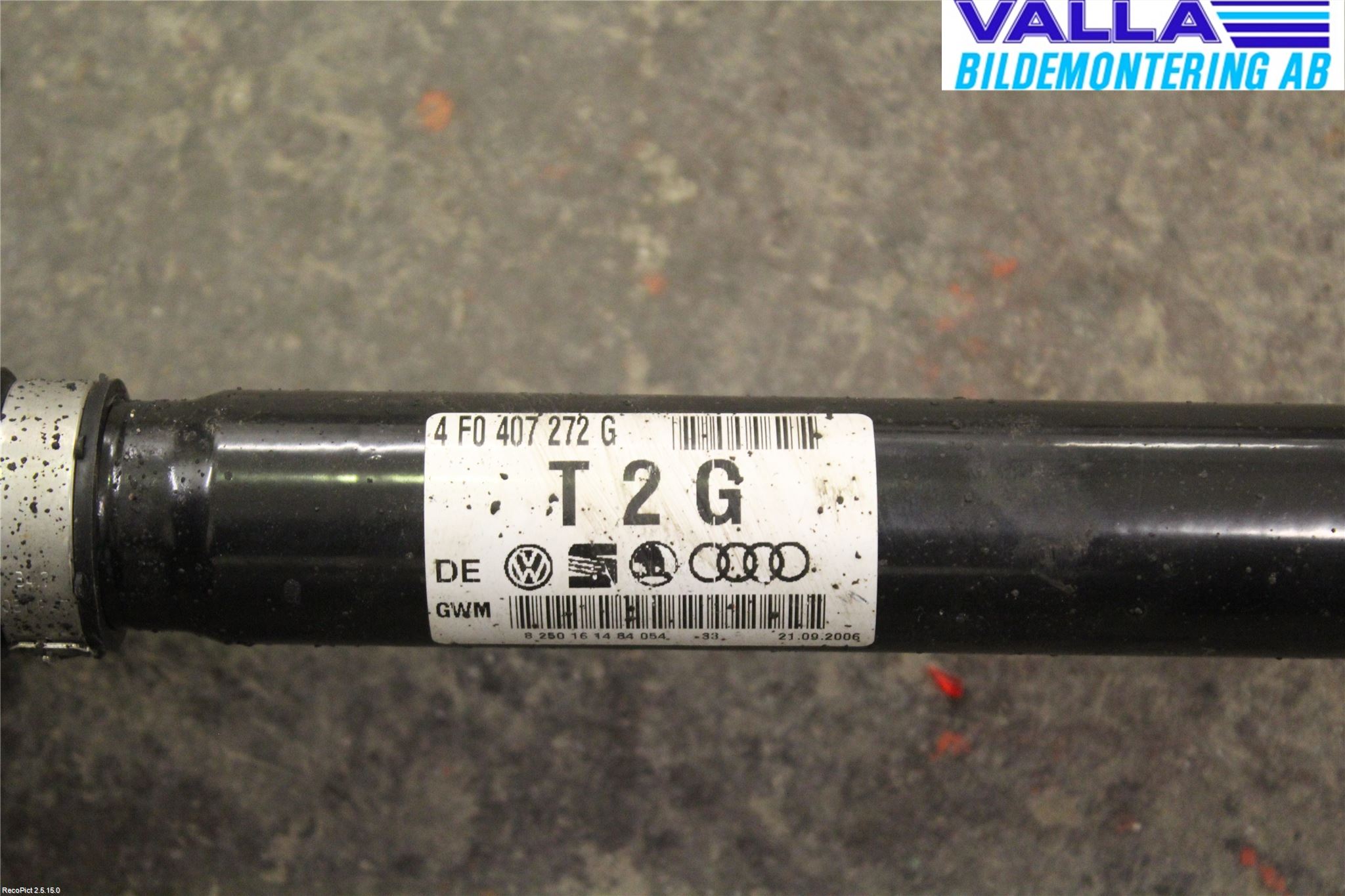 Audi A6/S6     05-11 Drivaxel Fram Höger