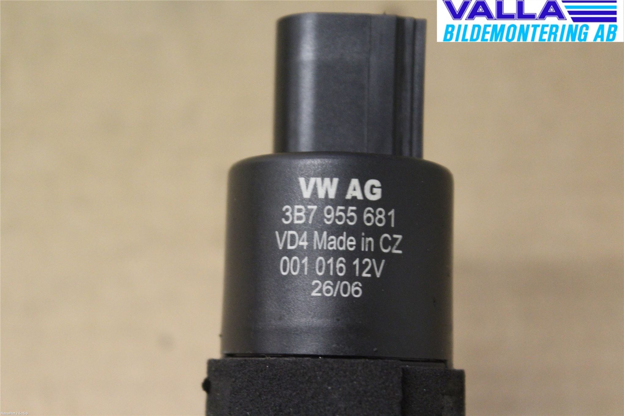 Audi A6/S6     05-11 Spolarpump Högtryck