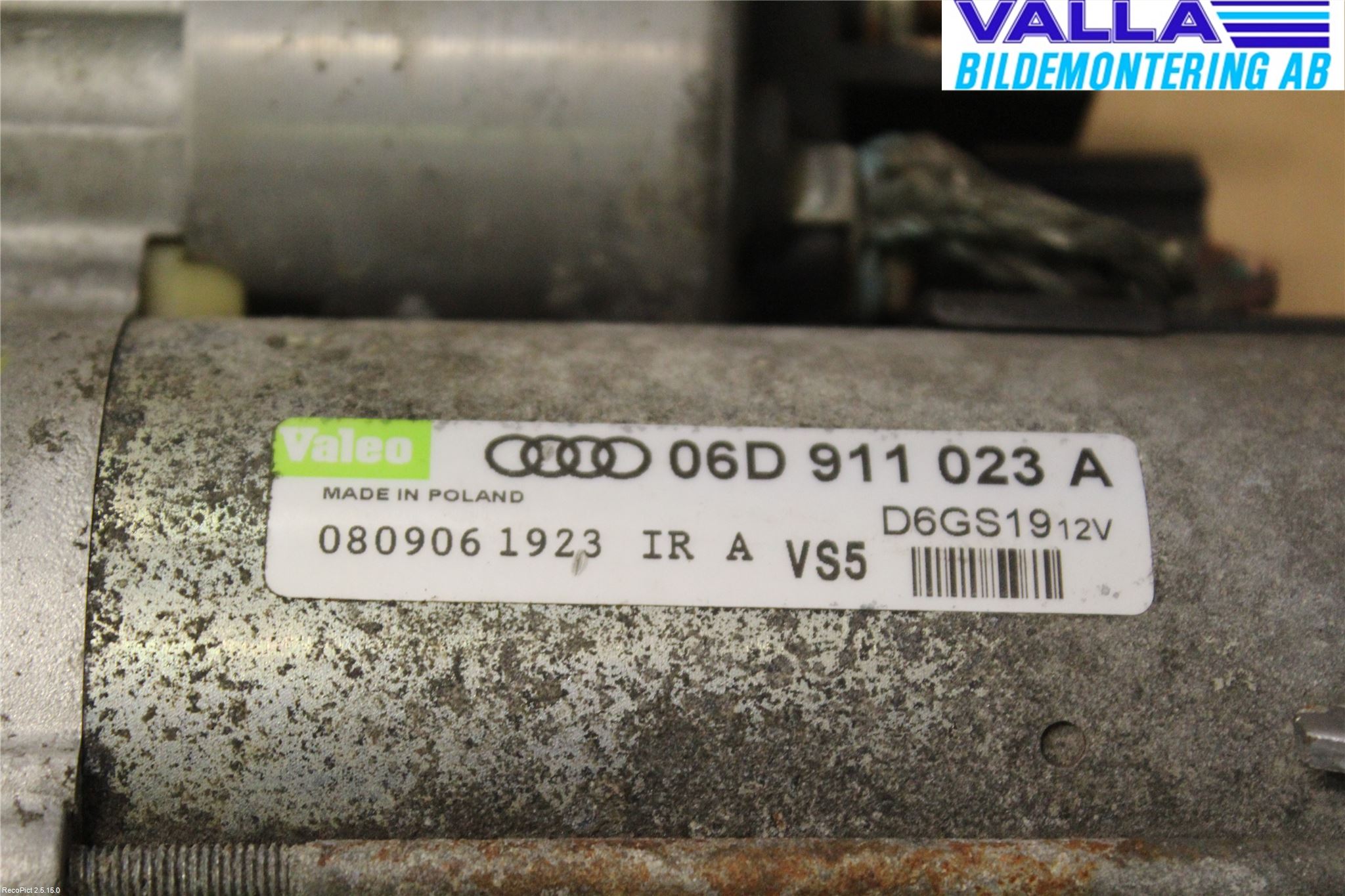 Audi A6/S6     05-11 Startmotor Diesel