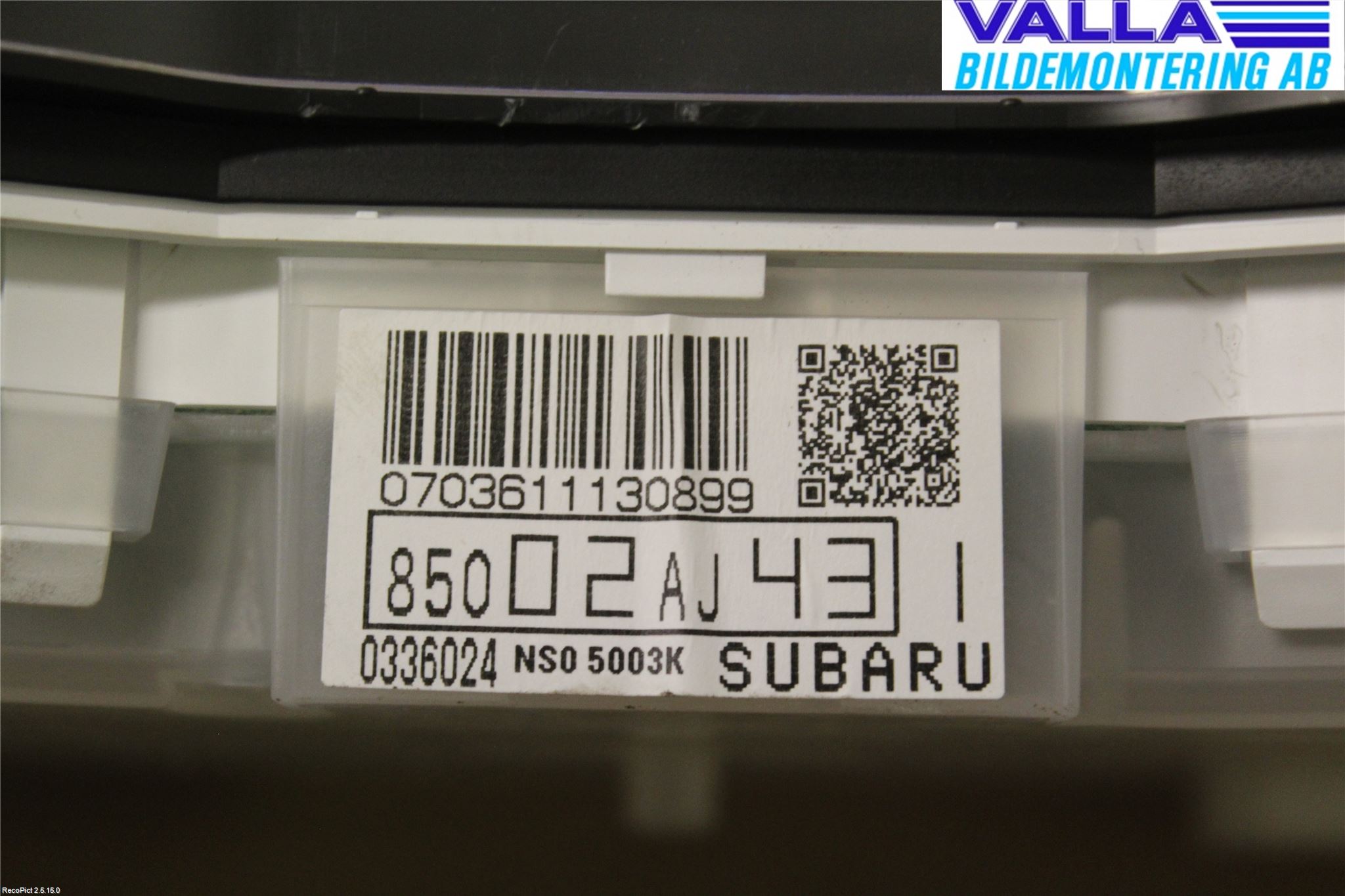 Subaru OUTBACK 10-15 Instrument Komb