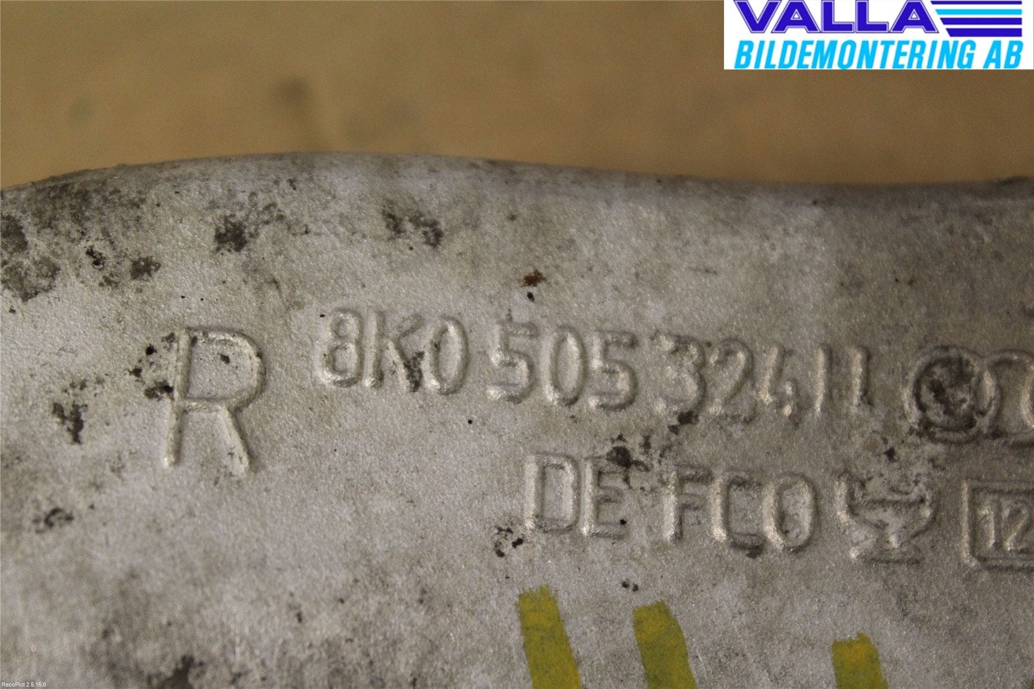 Audi A4 12-15 Bärarm Bak Övre Höger