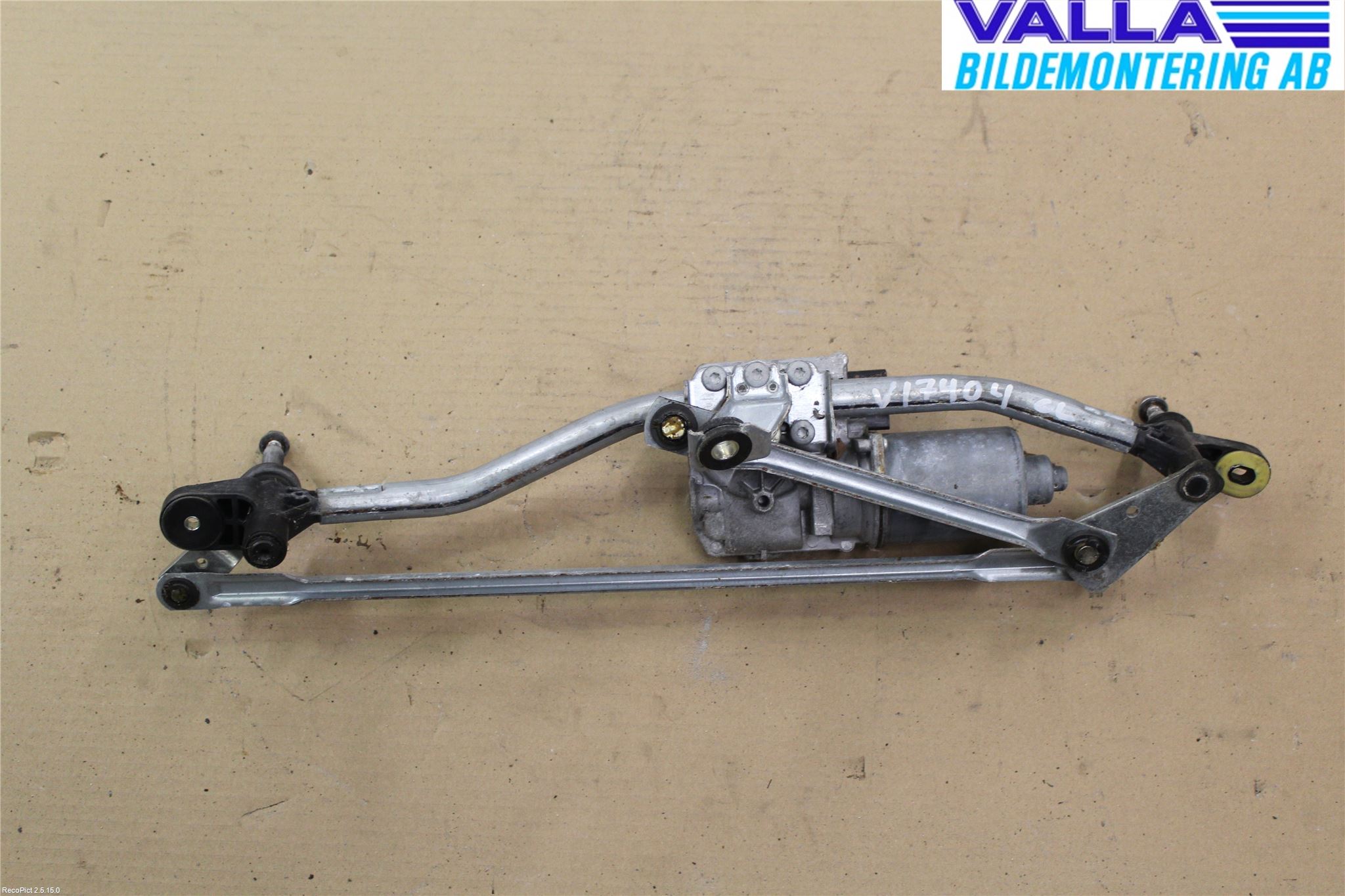 Audi A4/S4 08-11 Torkarmekanism Vindruta