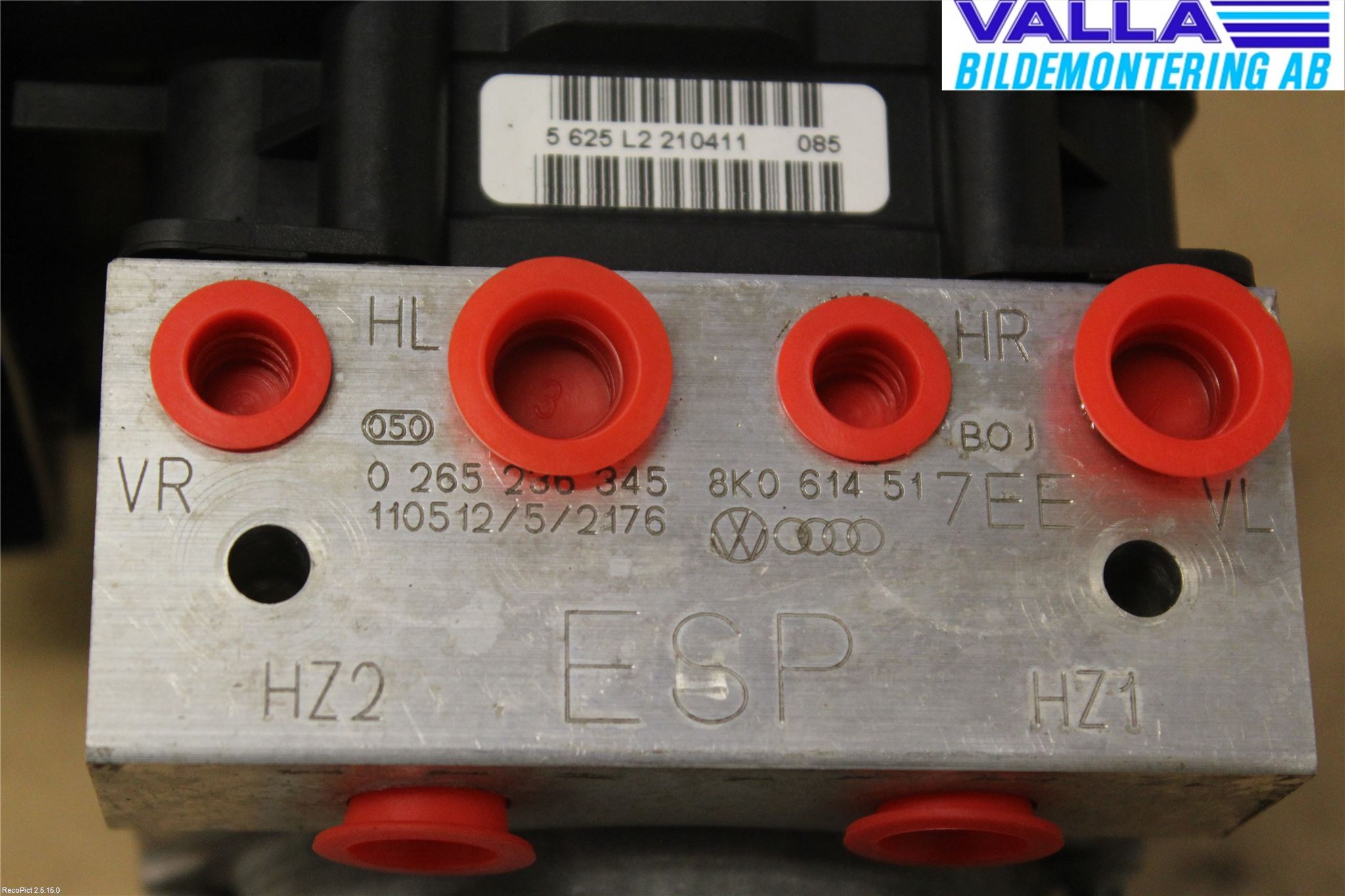 Audi A4/S4 08-11 Abs Hydraulaggregat