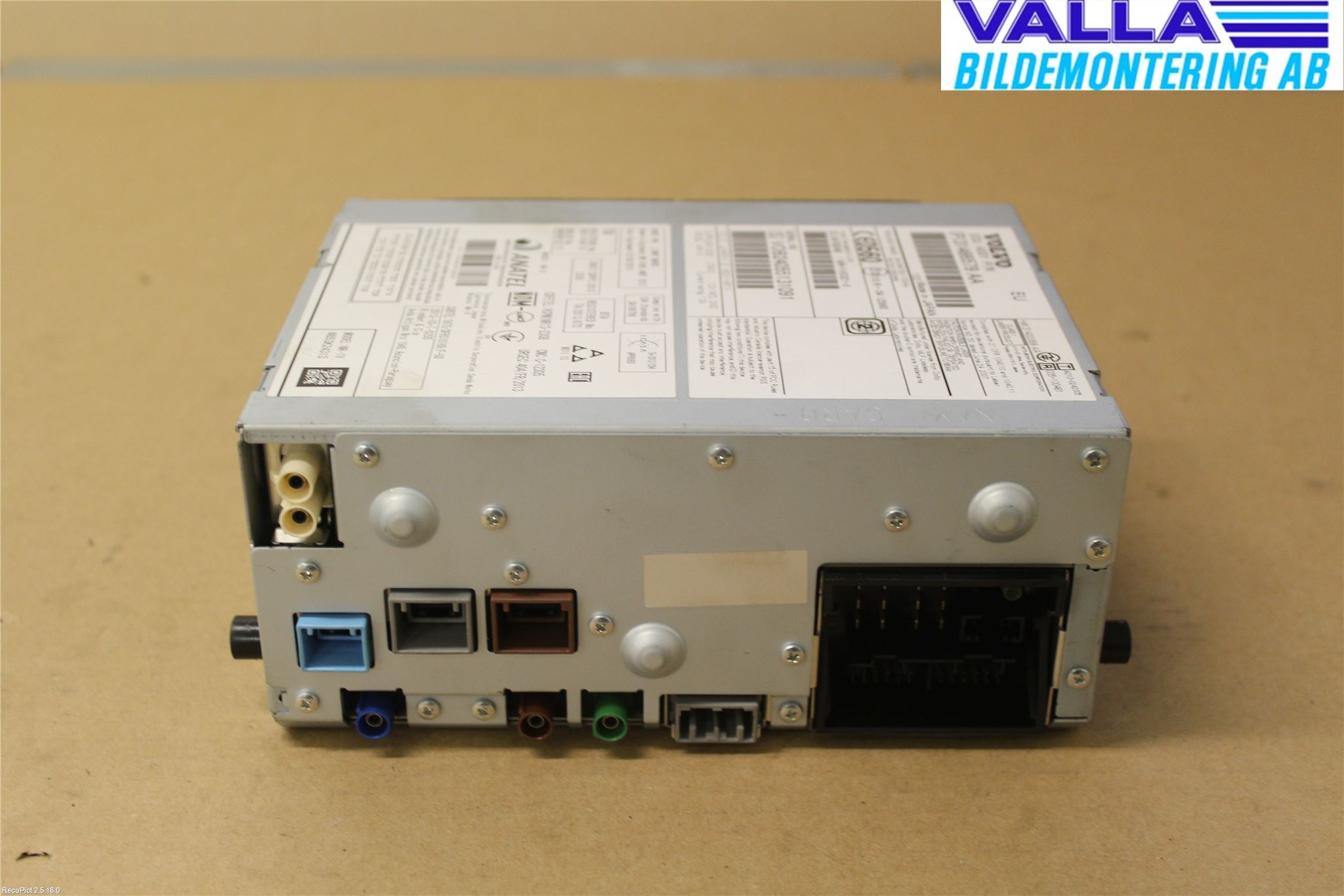 Volvo V60 14-18 Cd Radio - Multimediapanel