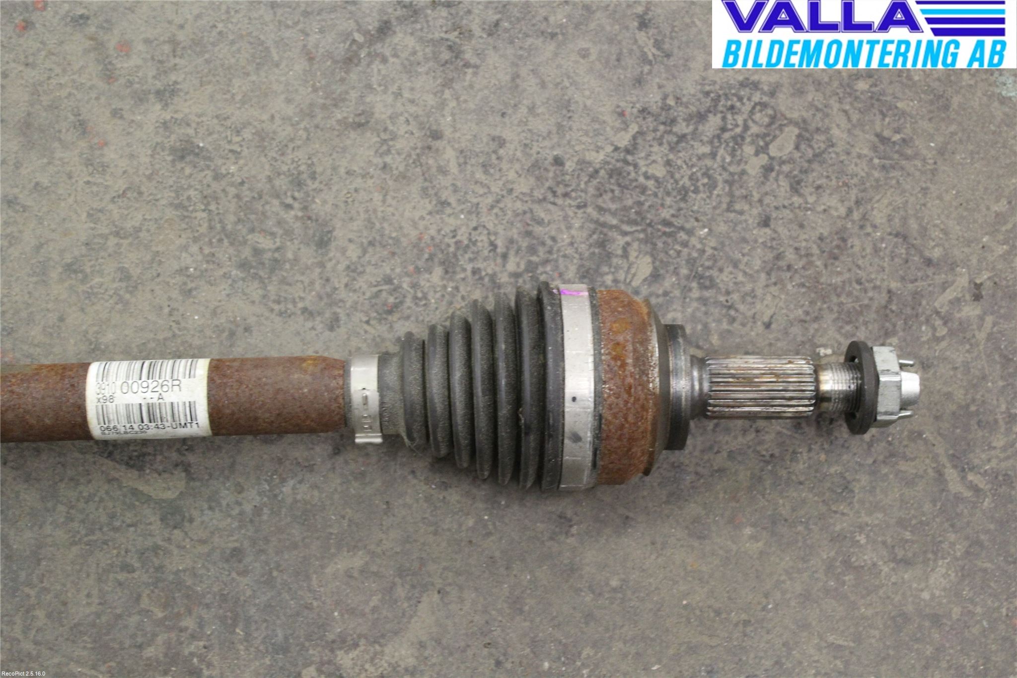 Renault CLIO IV 12-16 Drivaxel Fram Höger