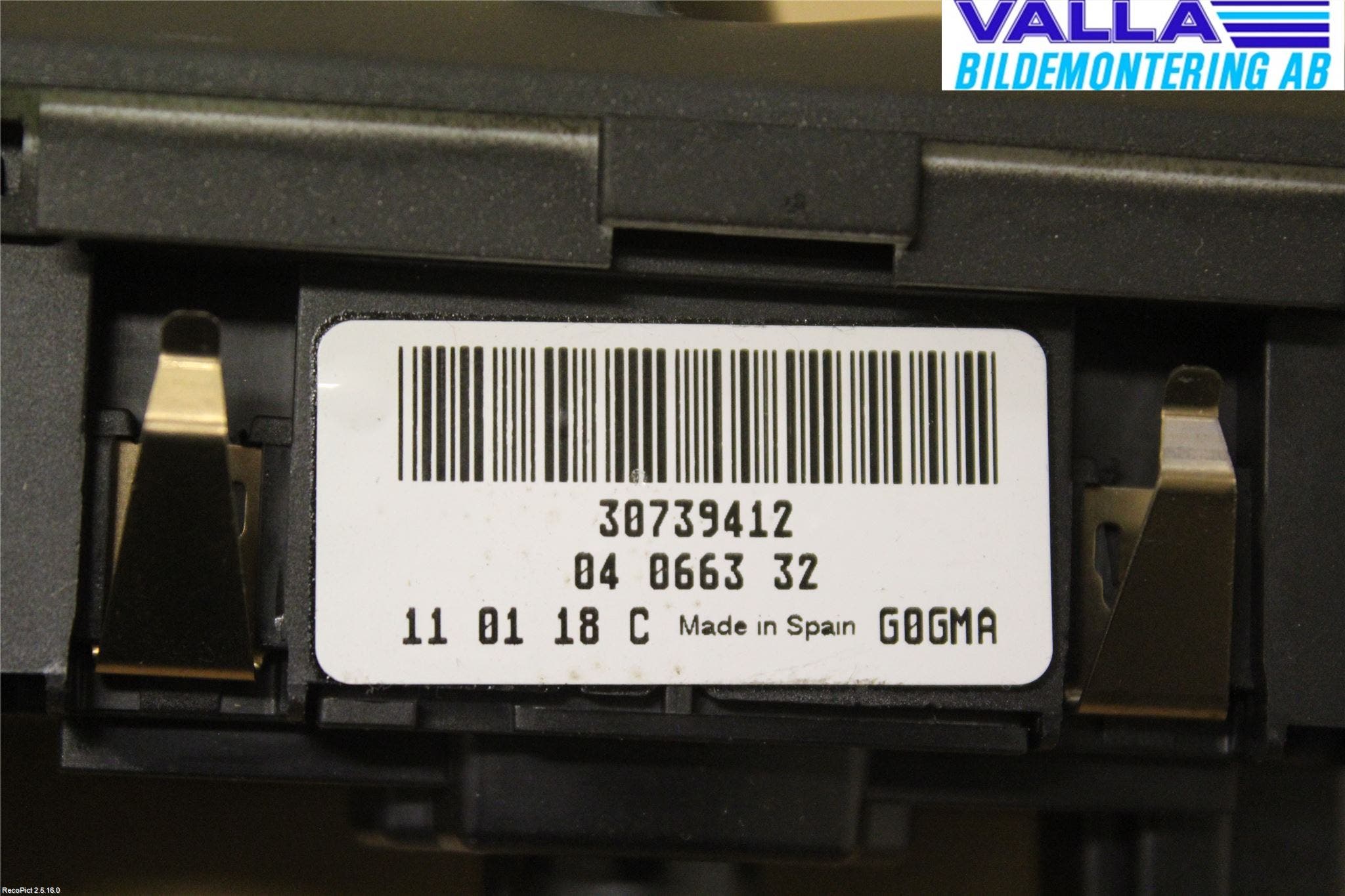 Volvo V60 11-13 Strömställare Ljus