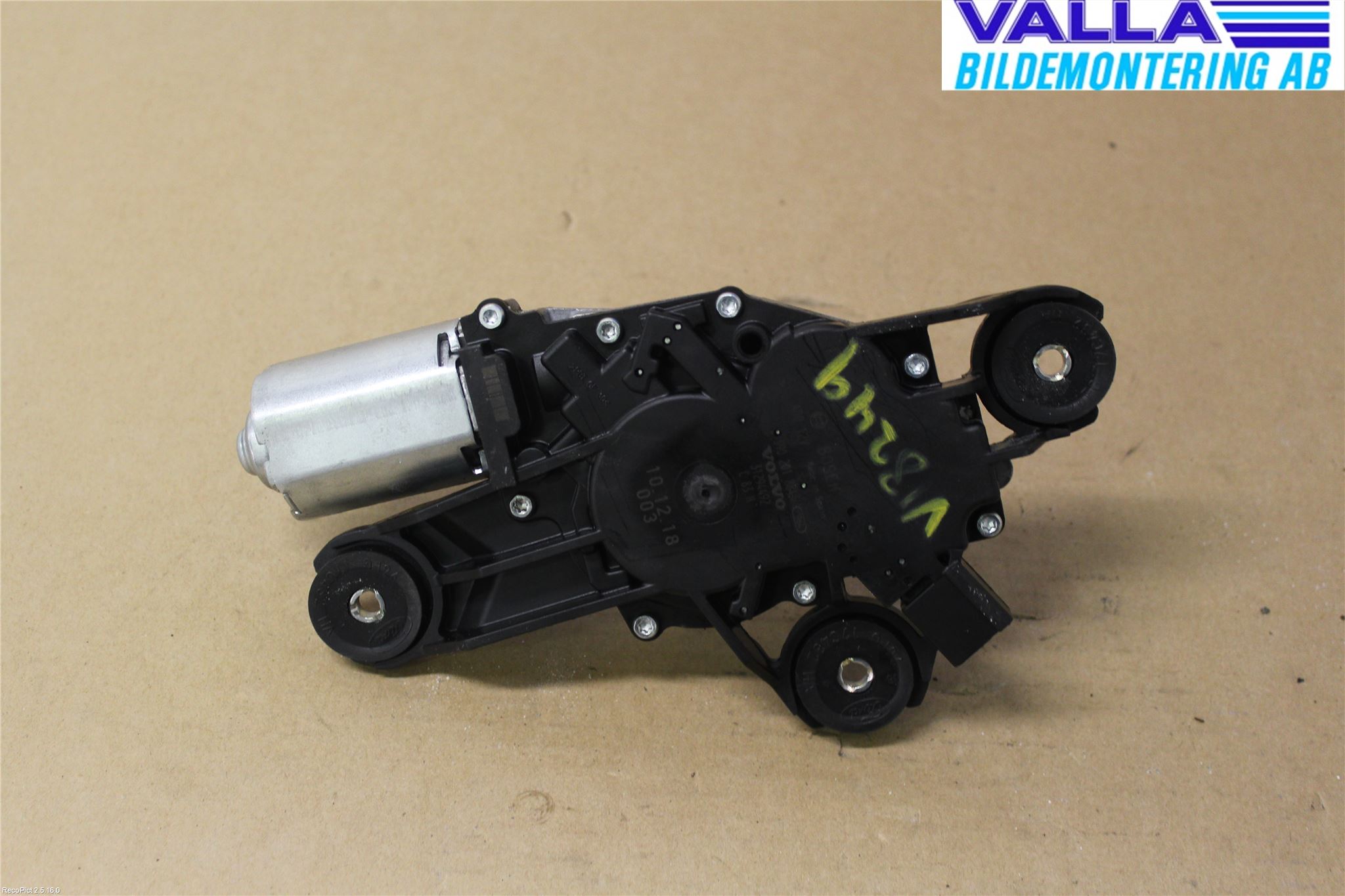 Volvo V60 11-13 Torkarmotor Baklucka