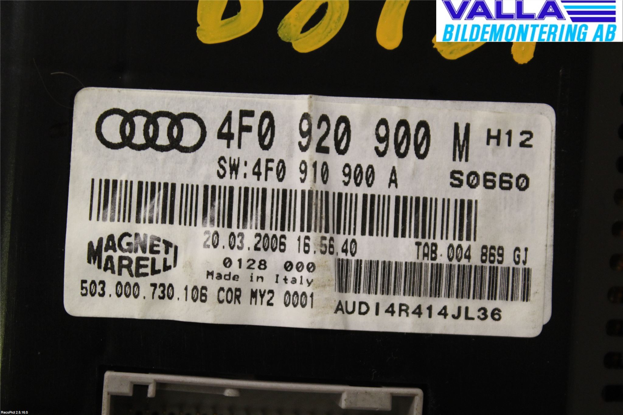 Audi A6/S6     05-11 Instrument Komb