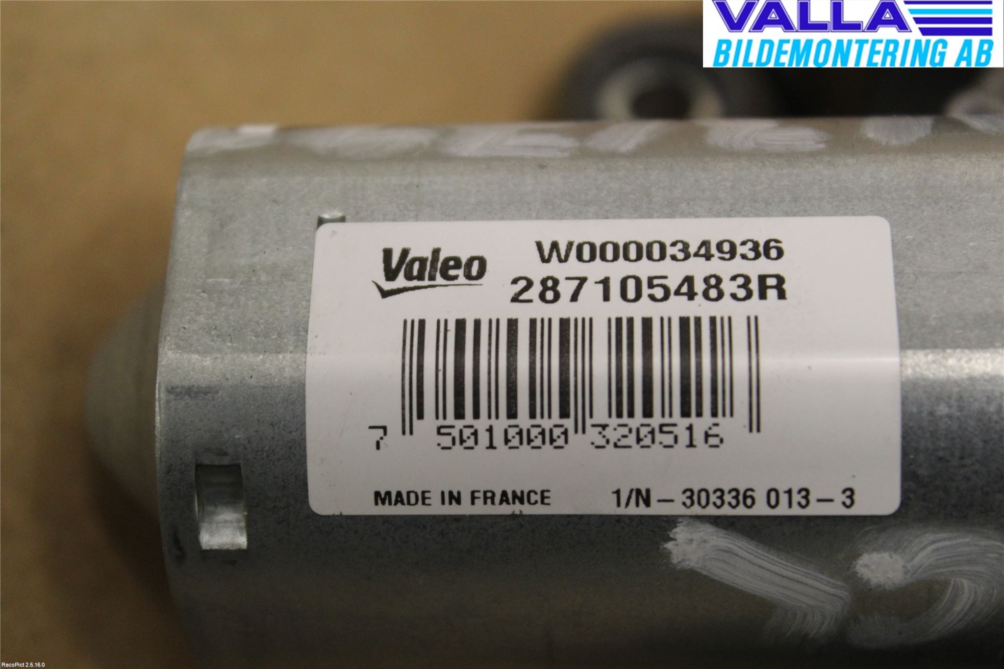 Renault CLIO IV 12-16 Torkarmotor Baklucka