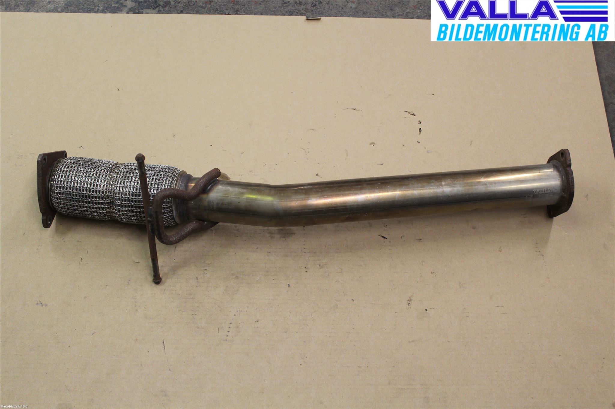 Volvo V70 14-16 Avgas Främre Rör