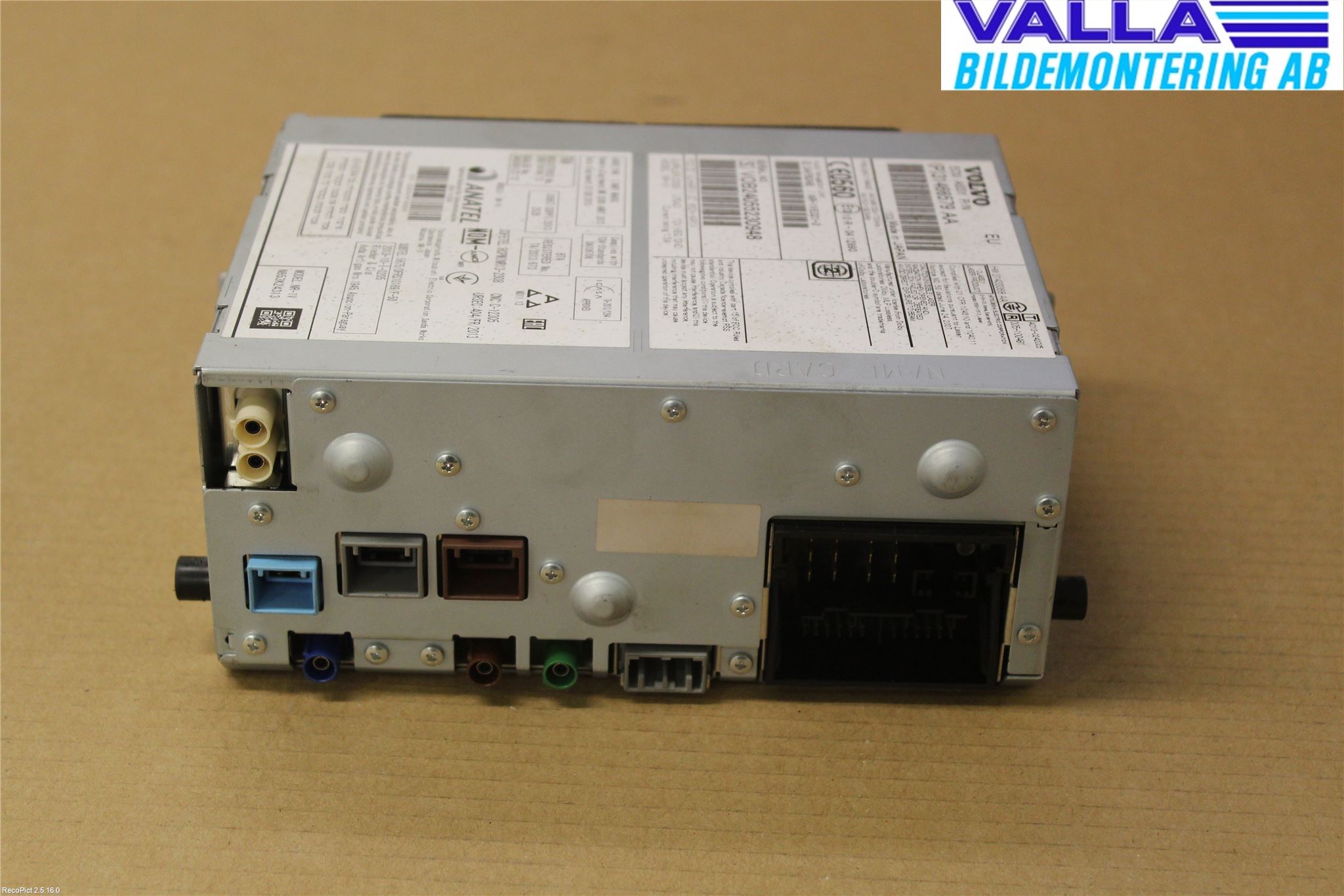Volvo V70 14-16 Cd Radio - Multimediapanel