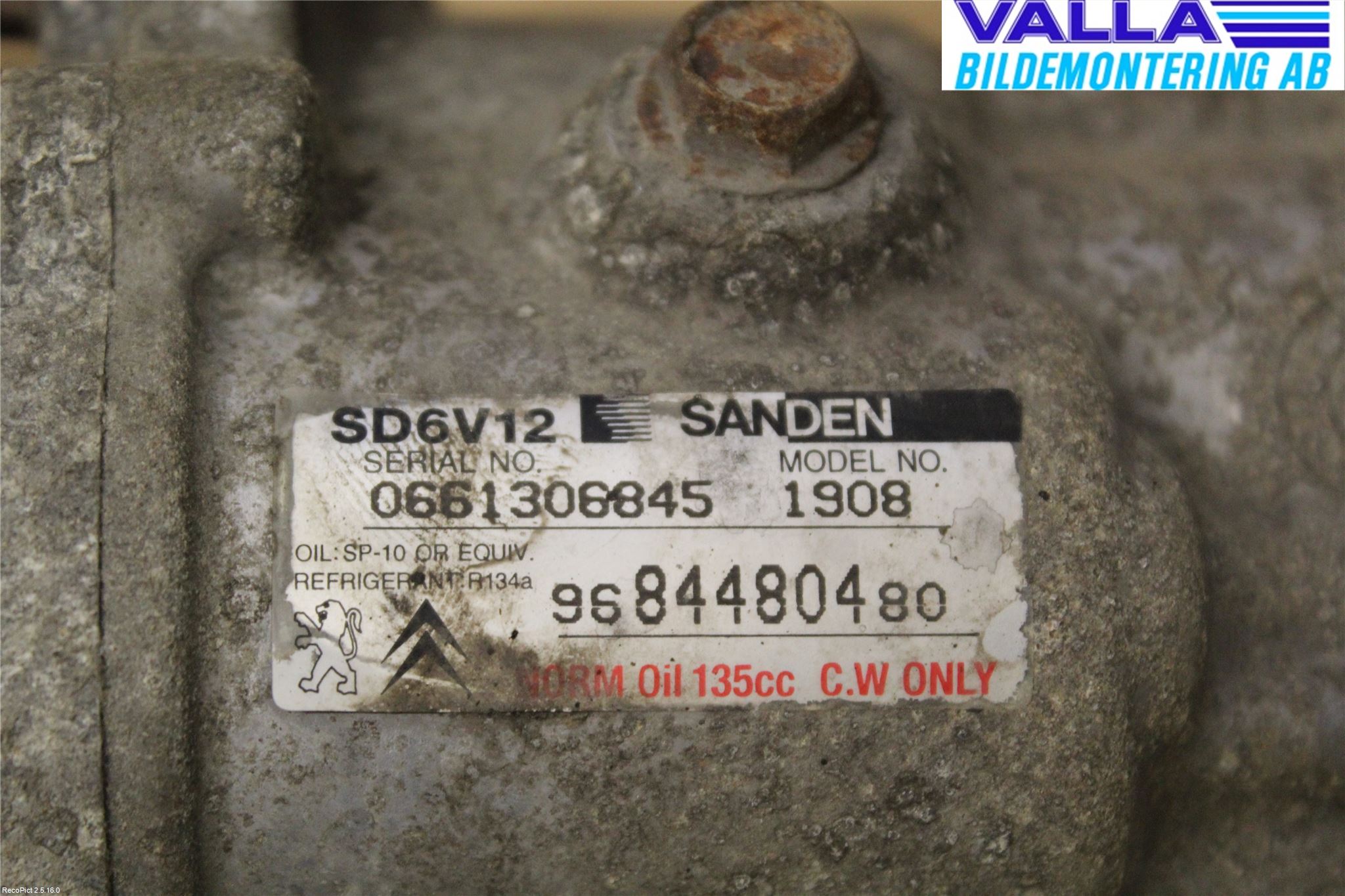 Citroen C3 05-10 Ac Kompressor