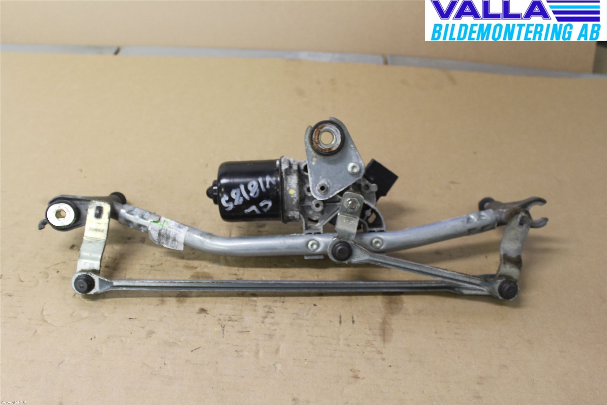 Citroen C3 05-10 Torkarmekanism Vindruta