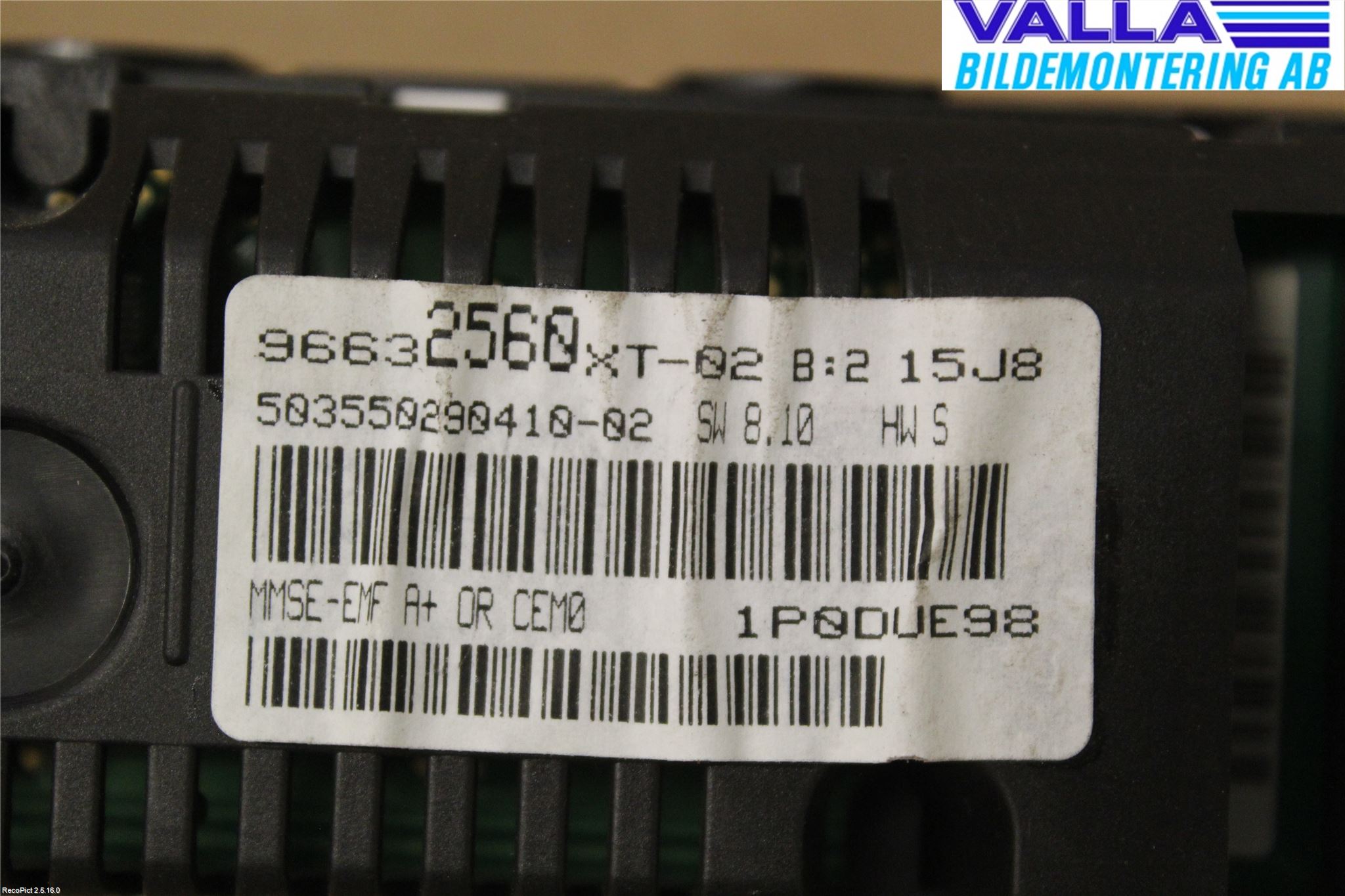 Citroen C3 05-10 Multifunktionsdisplay