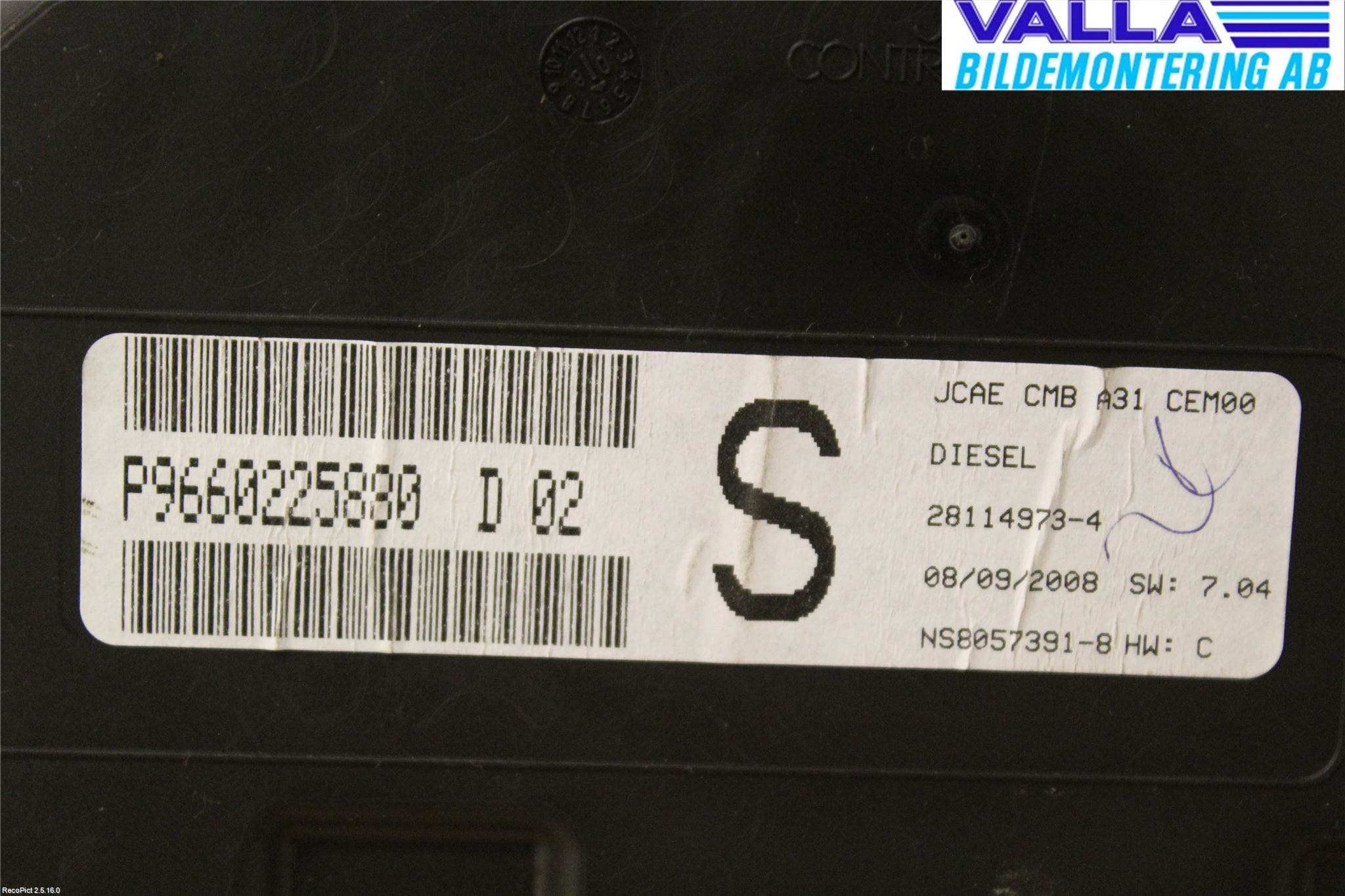 Citroen C3 05-10 Instrument Komb