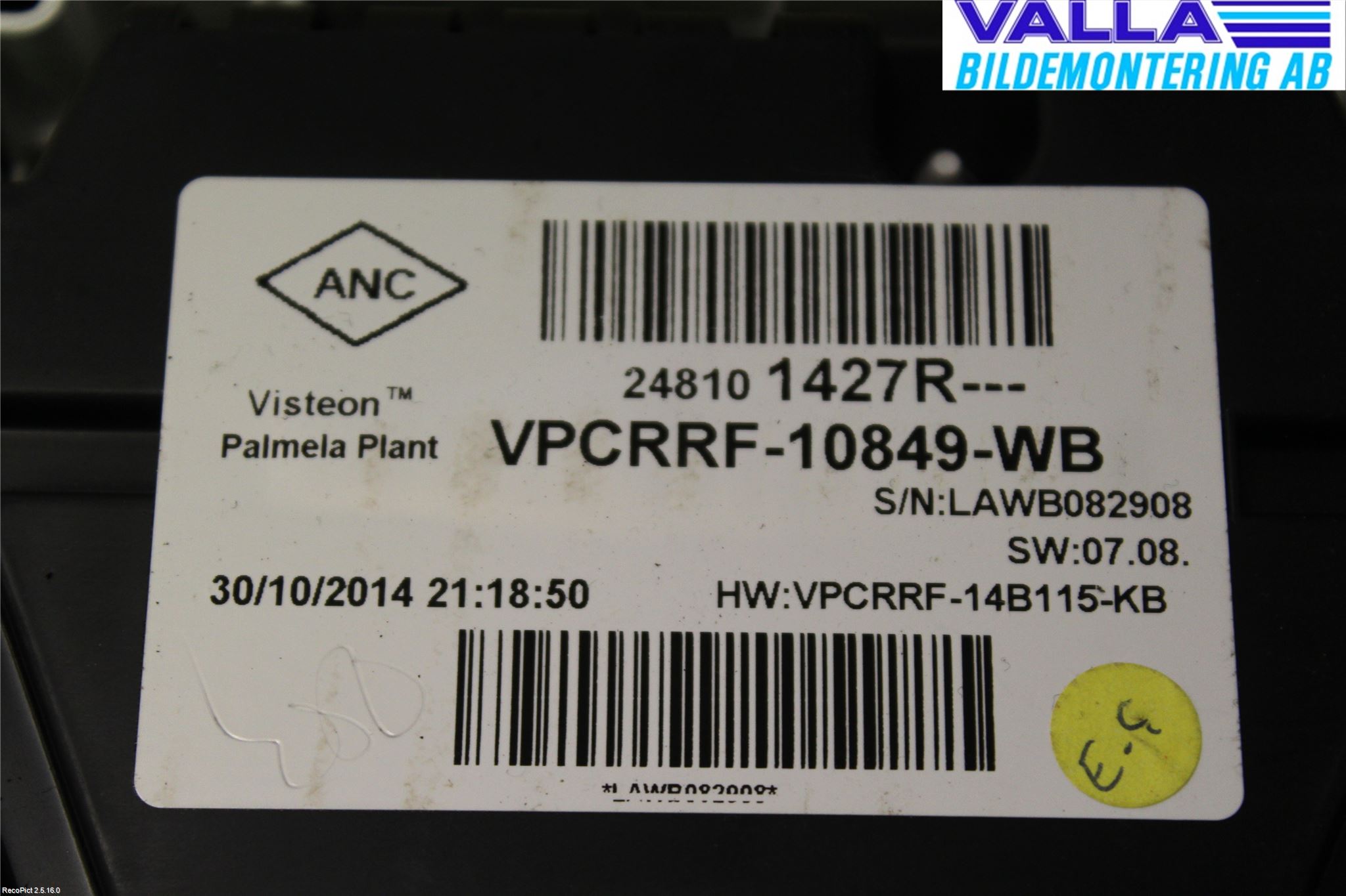 Renault CLIO IV 12-16 Instrument Komb