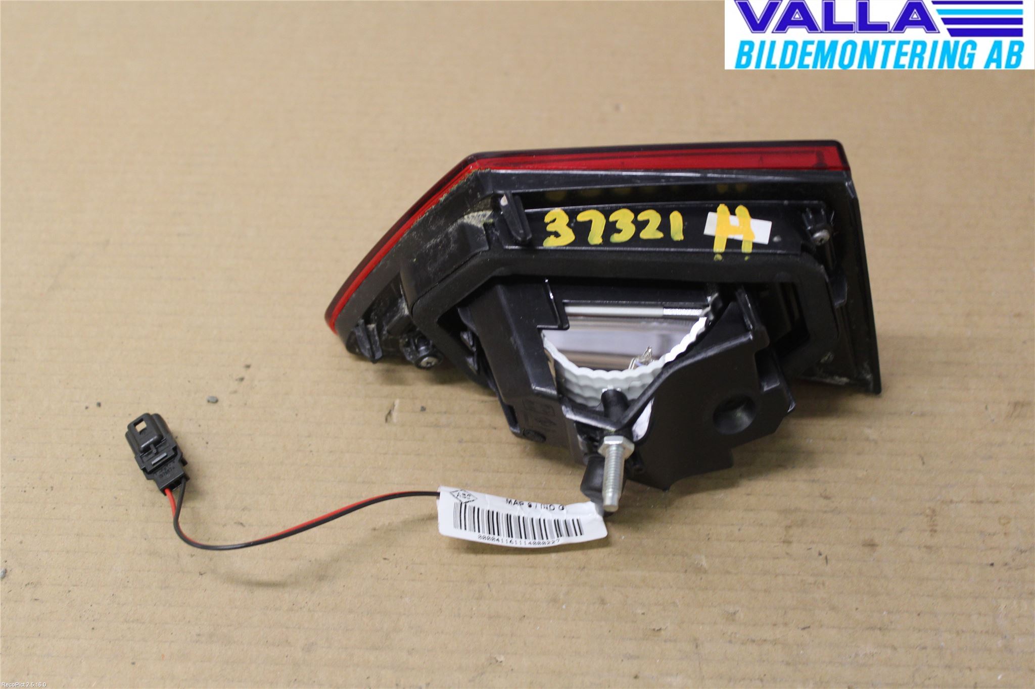 Renault CLIO IV 12-16 Bakljus Lucka Hö