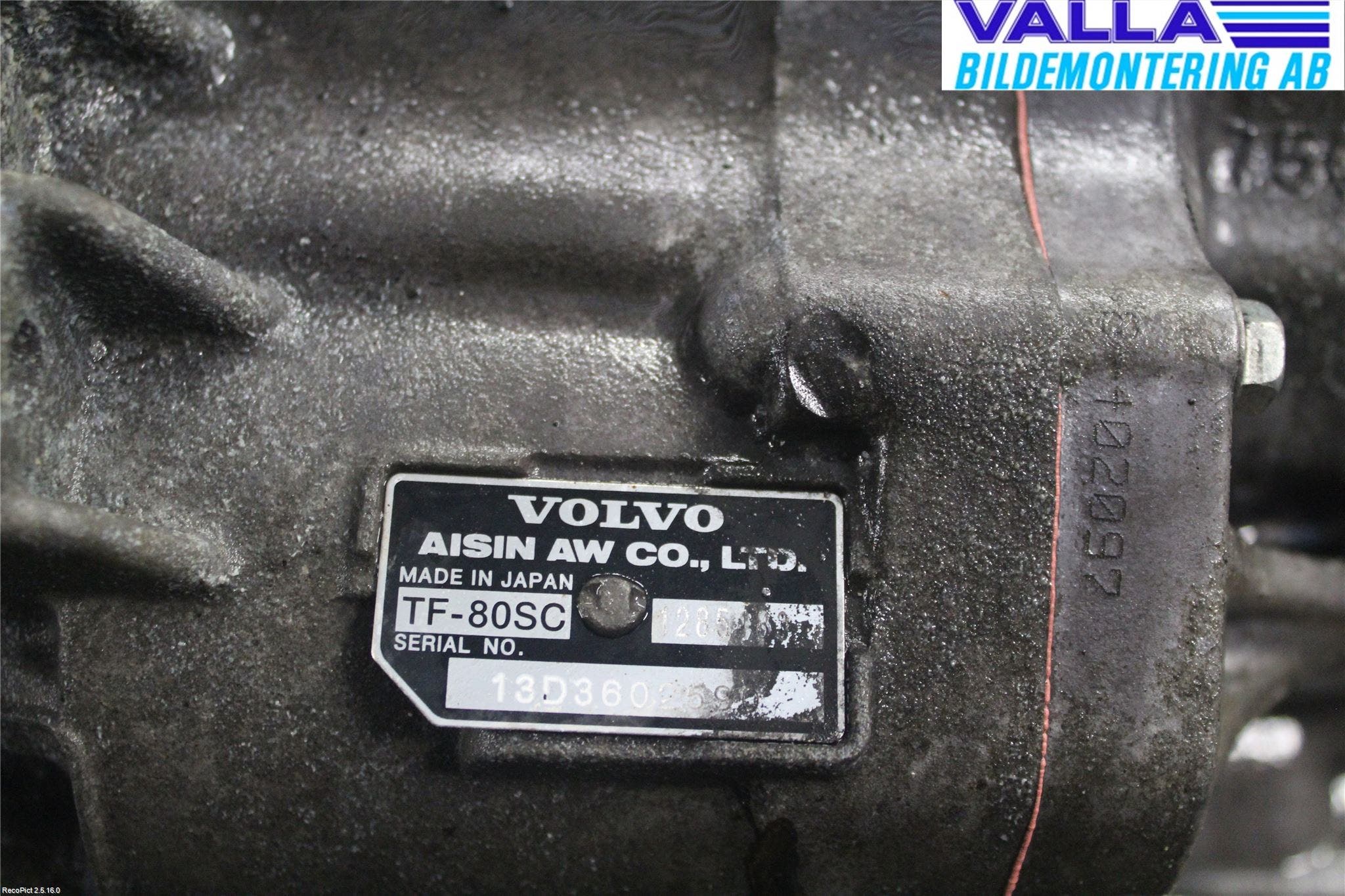 Volvo V70 14-16 Växellåda Automat