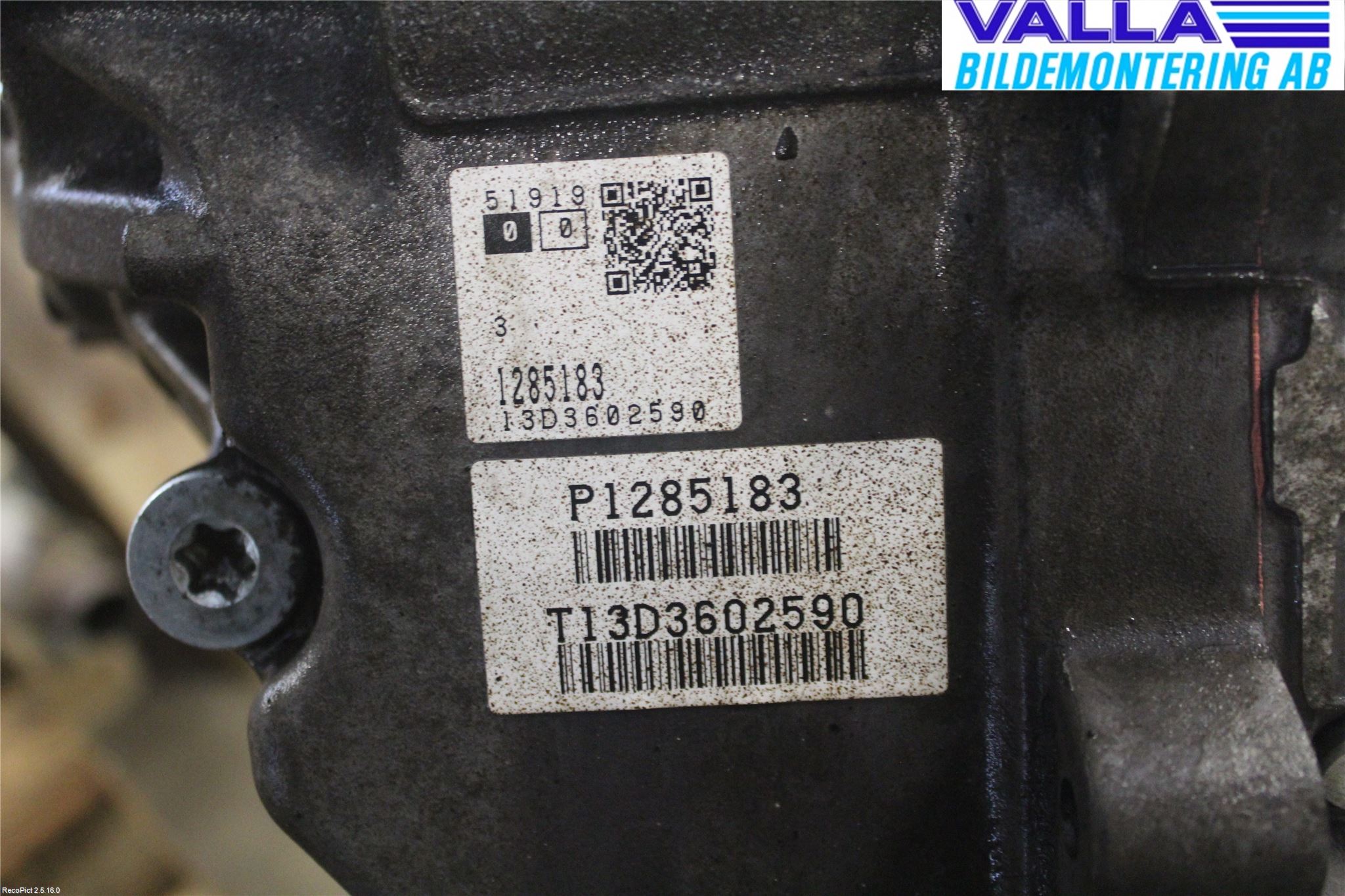 Volvo V70 14-16 Växellåda Automat