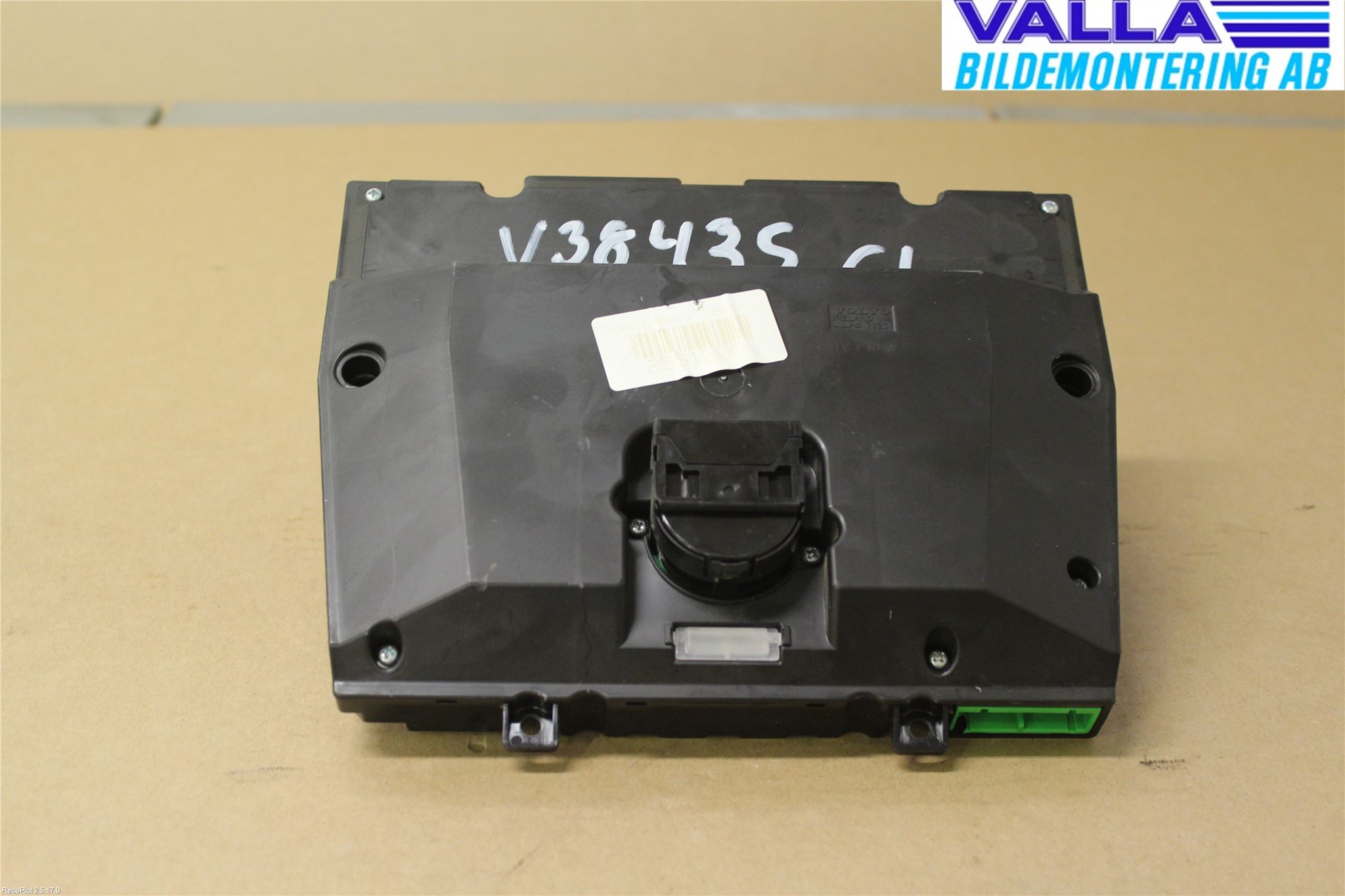 Volvo V70 14-16 Värmereglage