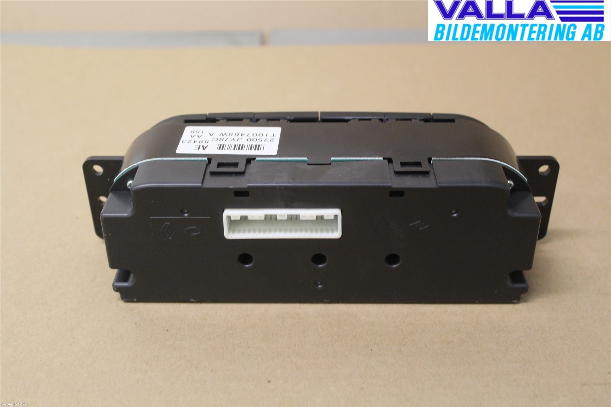 Renault KOLEOS I 08-10 Värmereglage