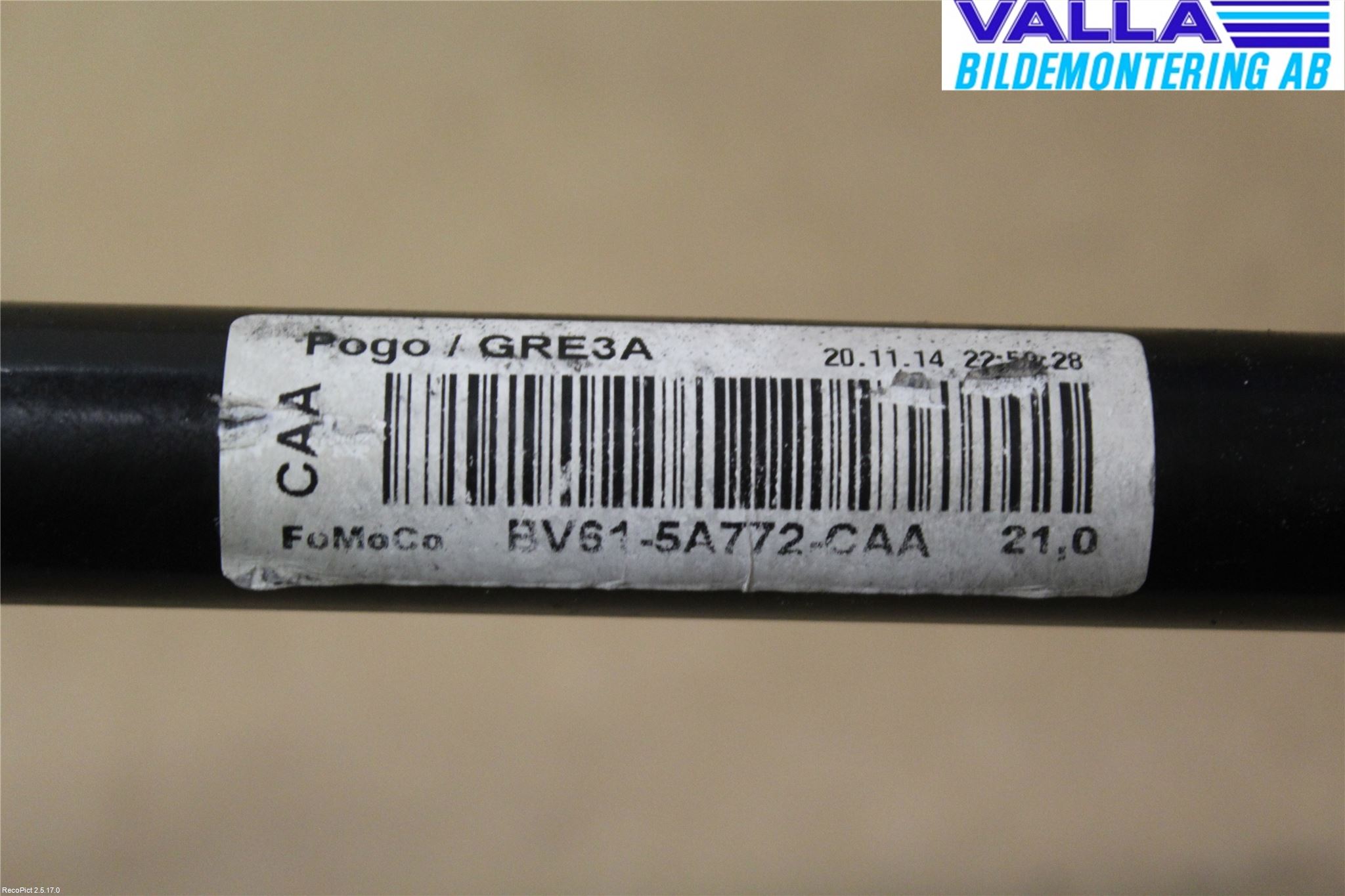 Volvo V40 12-19 Krängningshämmare Bak