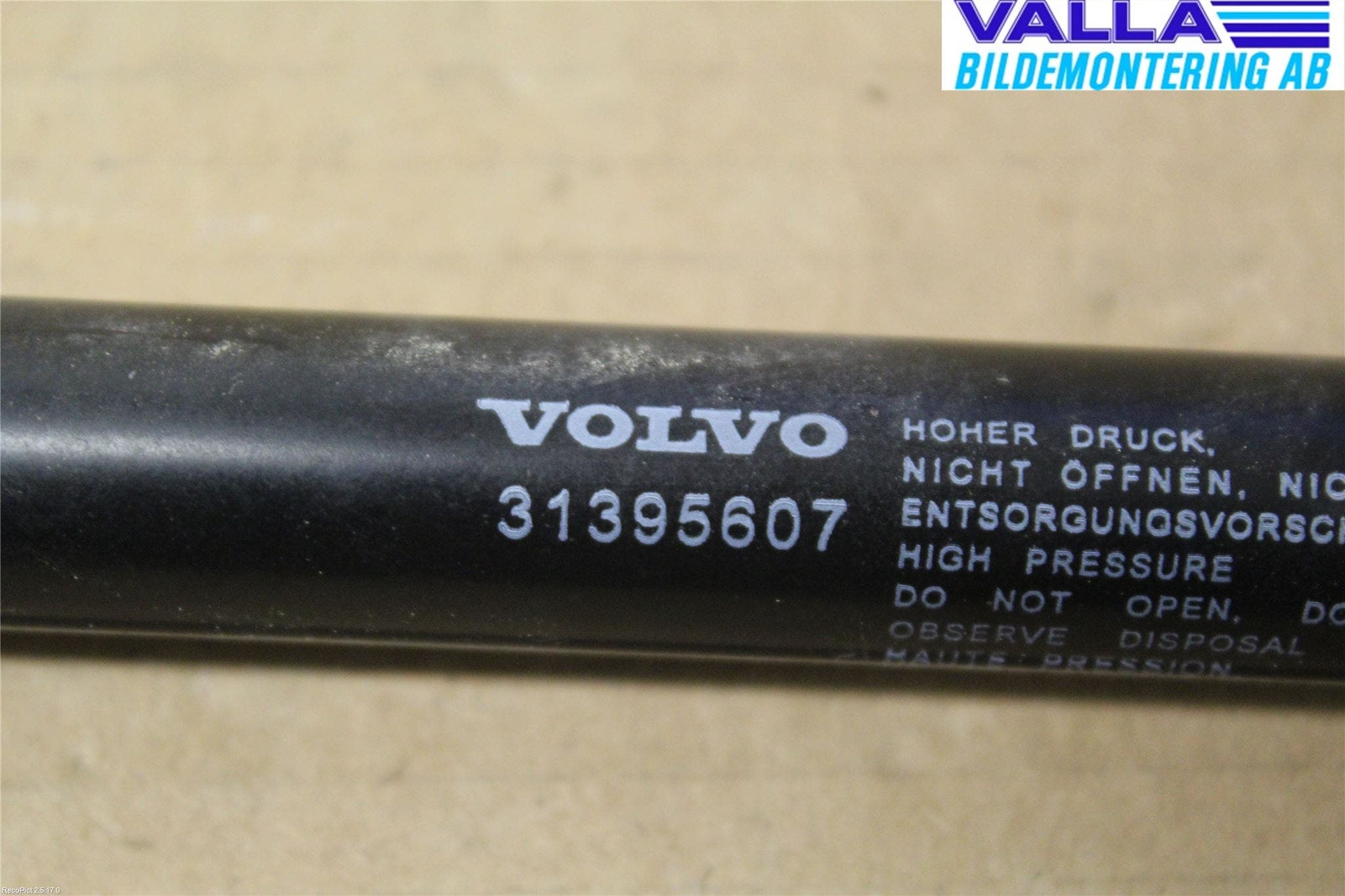 Volvo V40 12-19 Gasfjäder Baklucka