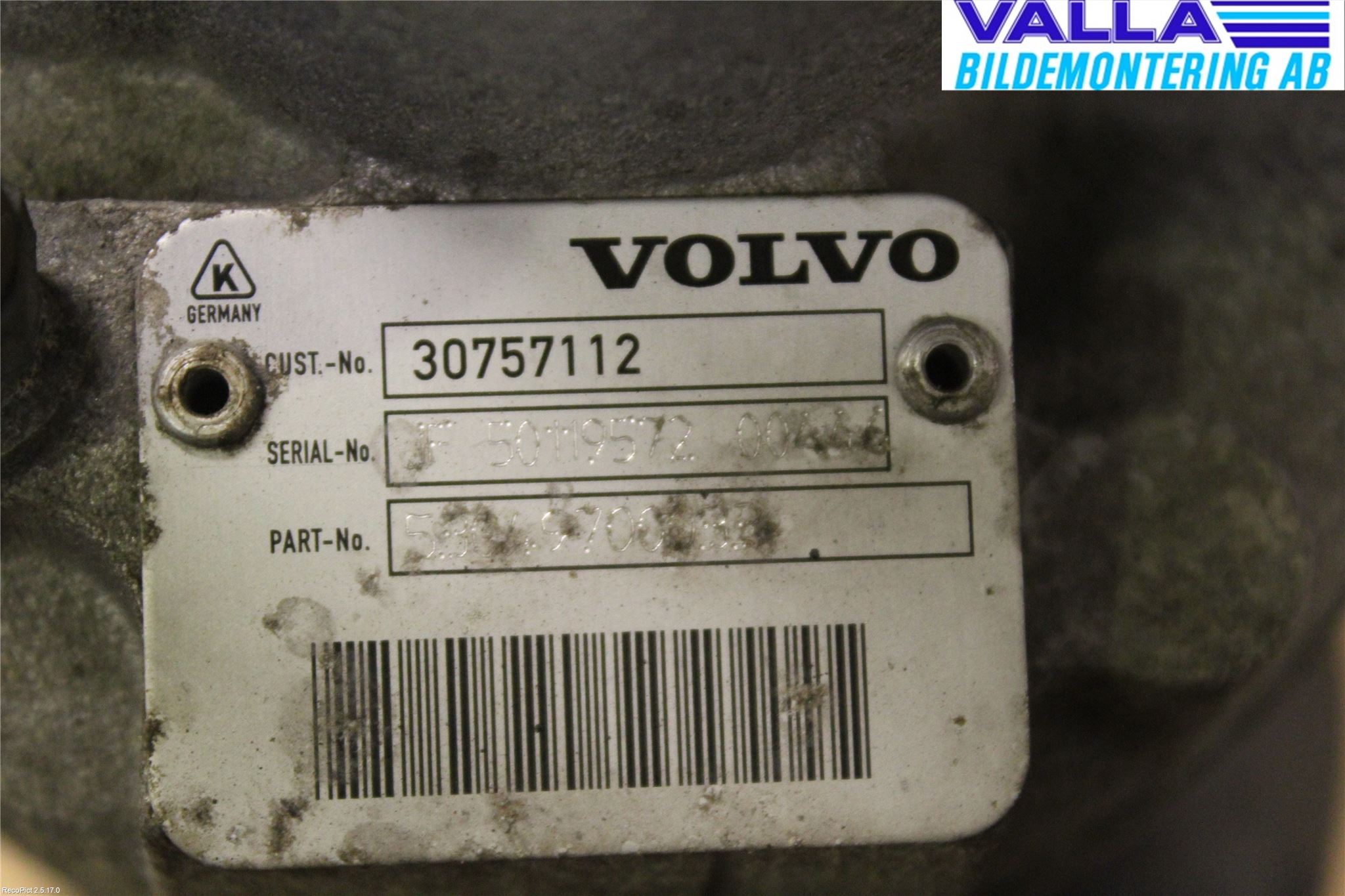 Volvo V70 08-13 Turboaggregat