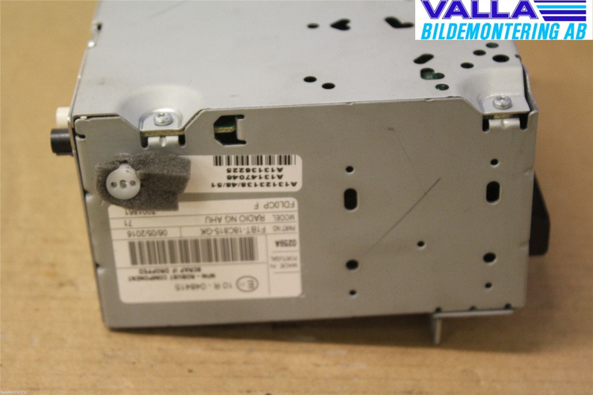 Ford TRANSIT/TOURNEO CONNECT 13-22 Cd Radio - Multimediapanel