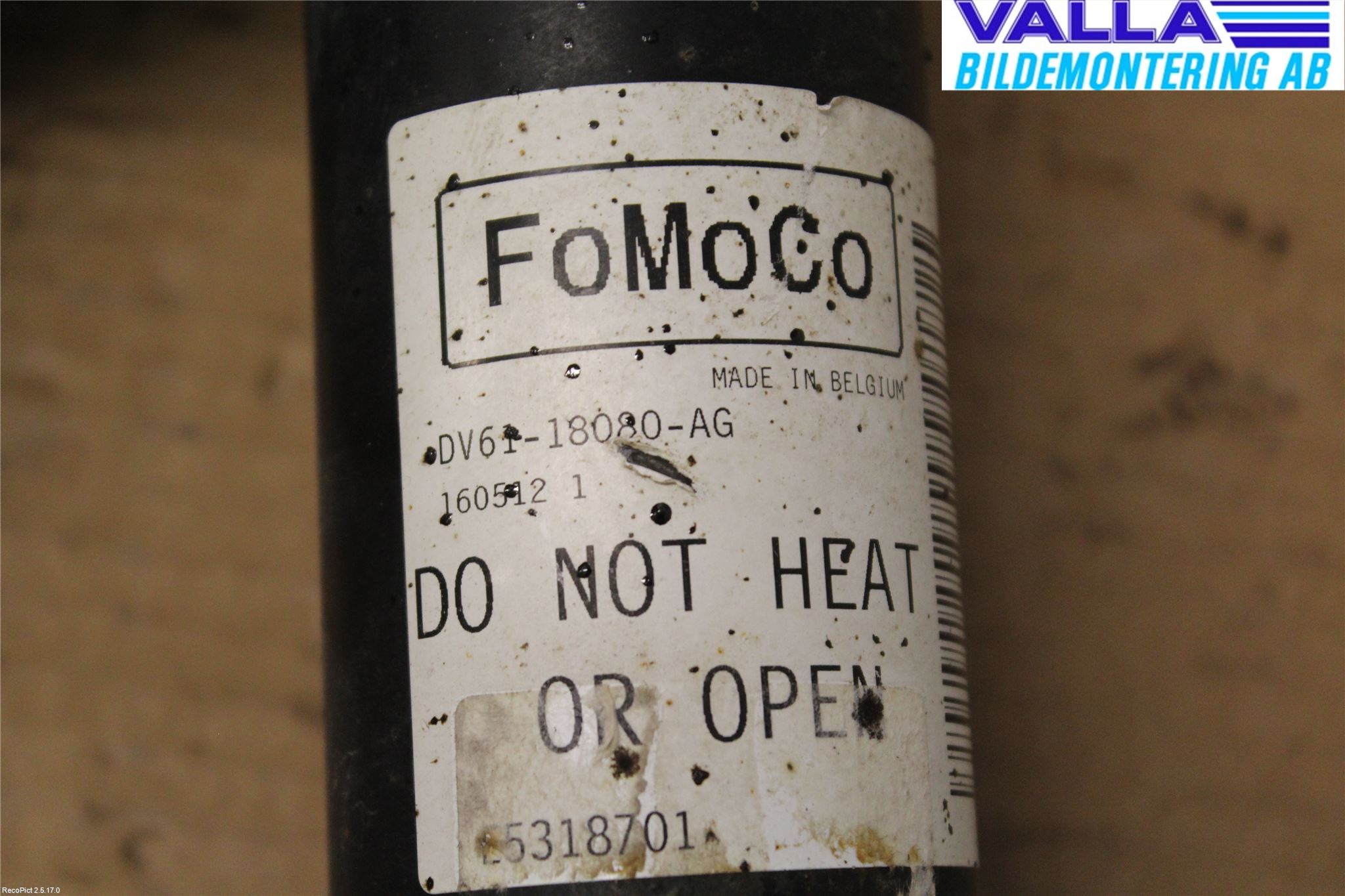 Ford TRANSIT/TOURNEO CONNECT 13-22 Stötdämpare Bak